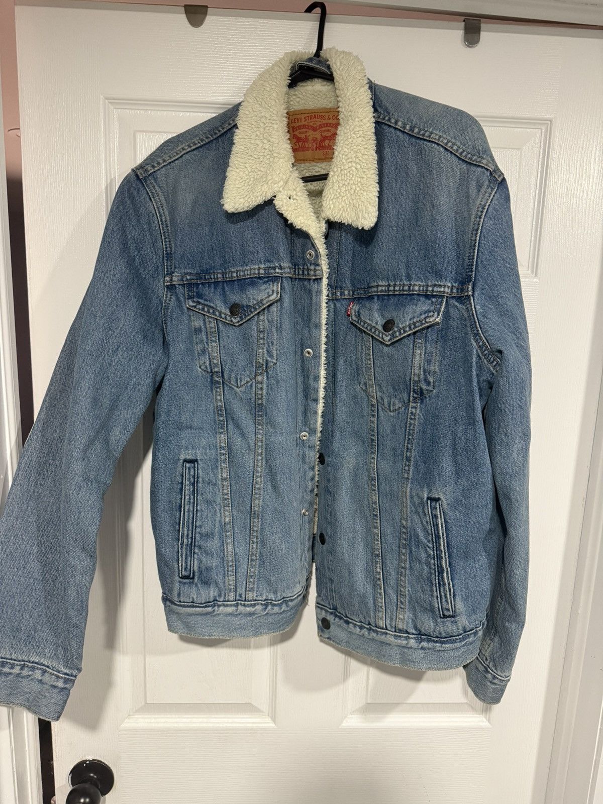 Levi's Vintage Clothing Vintage Levi’s denim jacket wool lined Size US L / EU 52-54 / 3 - 1 Thumbnail