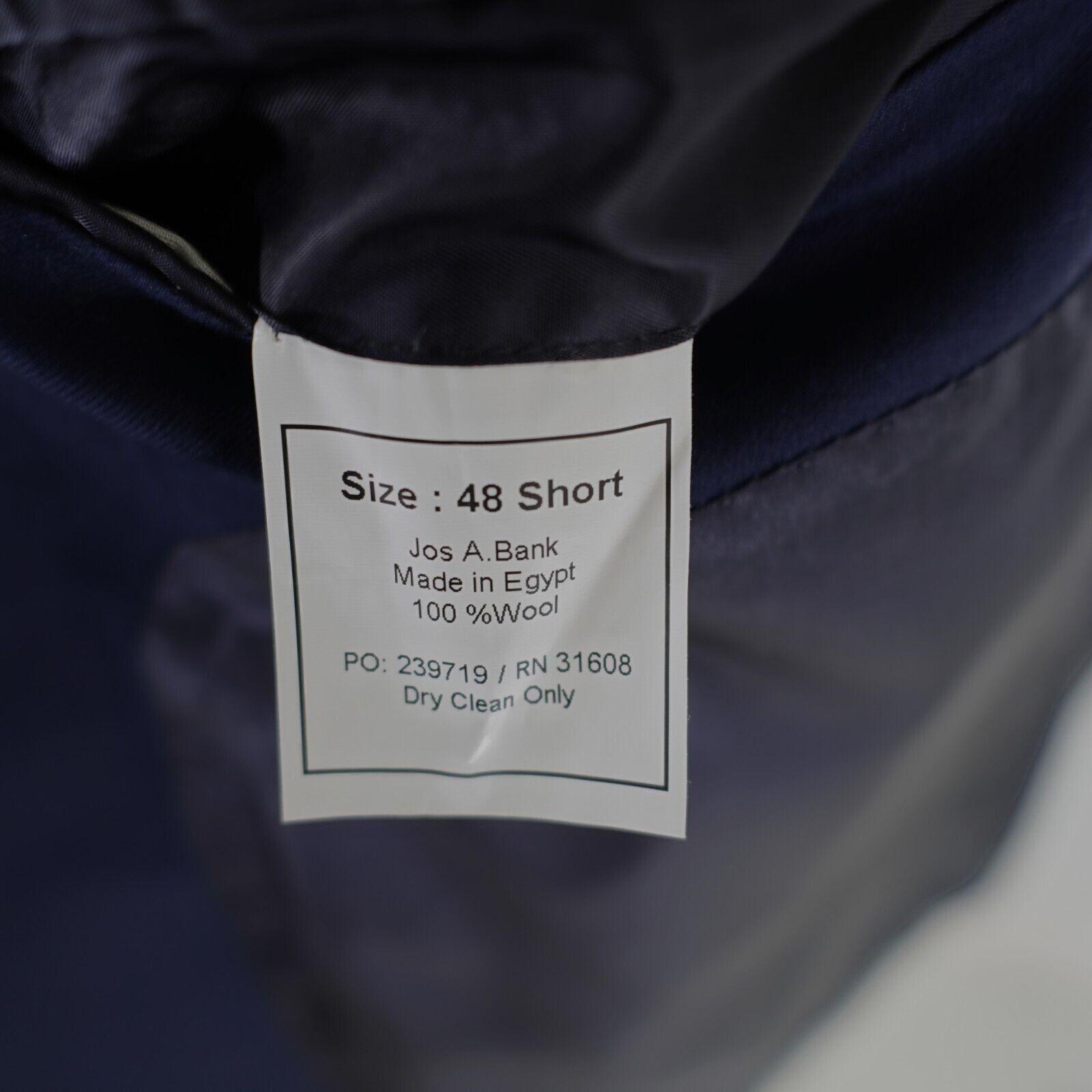 Jos. A. Bank Jos A Bank Signature Wool Blue 2 Gold Button Blazer 46R Tagg Size 46R - 9 Thumbnail