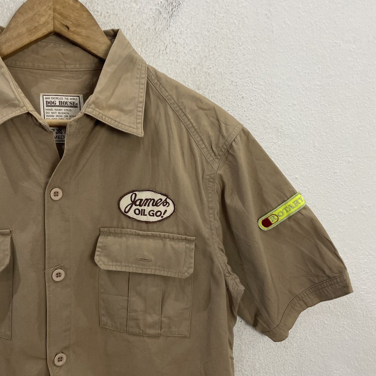 Japanese Brand Vintage Dog House Racing Button Ups T-shirt Size US M / EU 48-50 / 2 - 2 Thumbnail