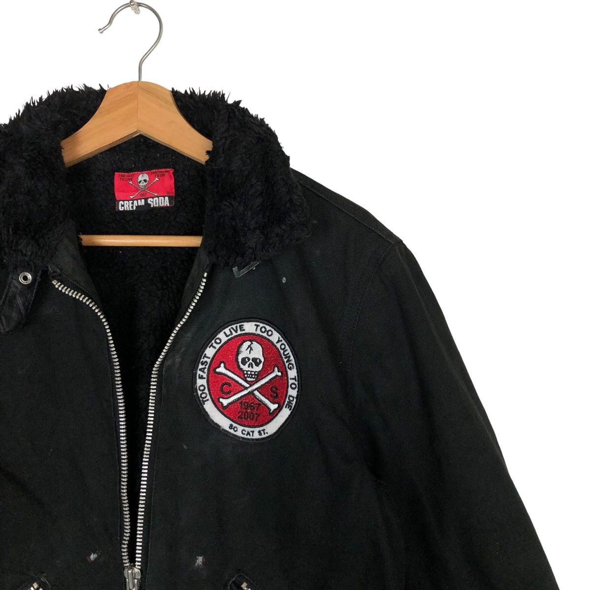 Japanese Brand 💥Punk Design Bondage Cream Soda Racer Jacket Big Logo Size US M / EU 48-50 / 2 - 2 Thumbnail
