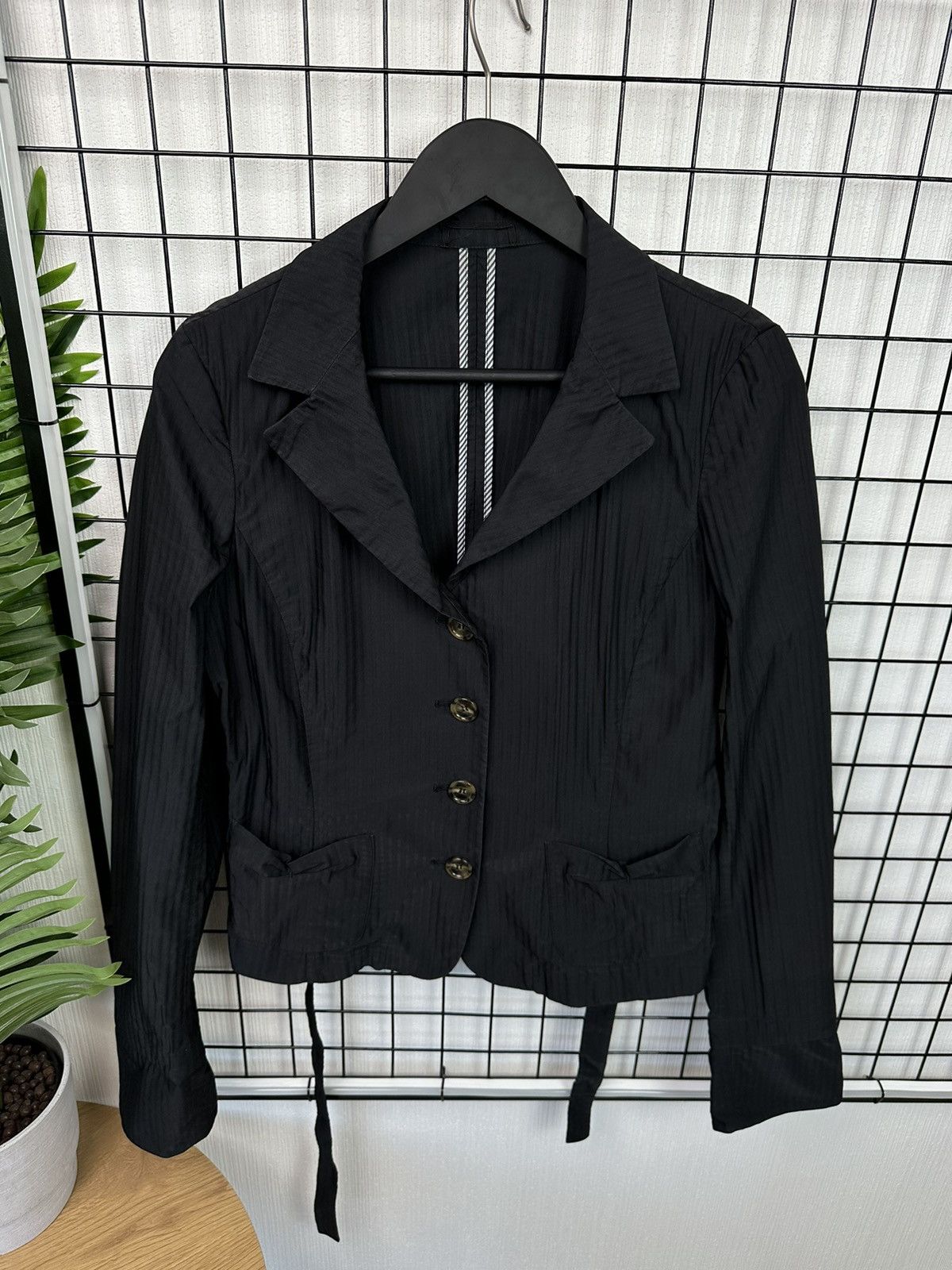 Max Mara × Weekend Max Mara WEEKEND MAX MARA blazer women jacket Black 8 size Size M / US 6-8 / IT 42-44 - 4 Thumbnail
