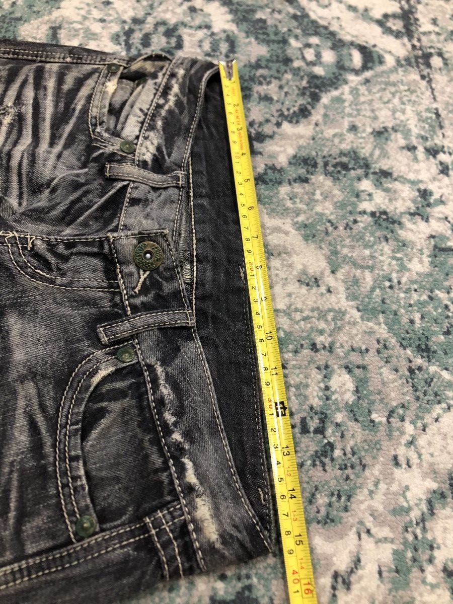 14th Addiction 2000s Japanese Brand SpRay Distressed Flared Denim Size US 29 - 23 Thumbnail