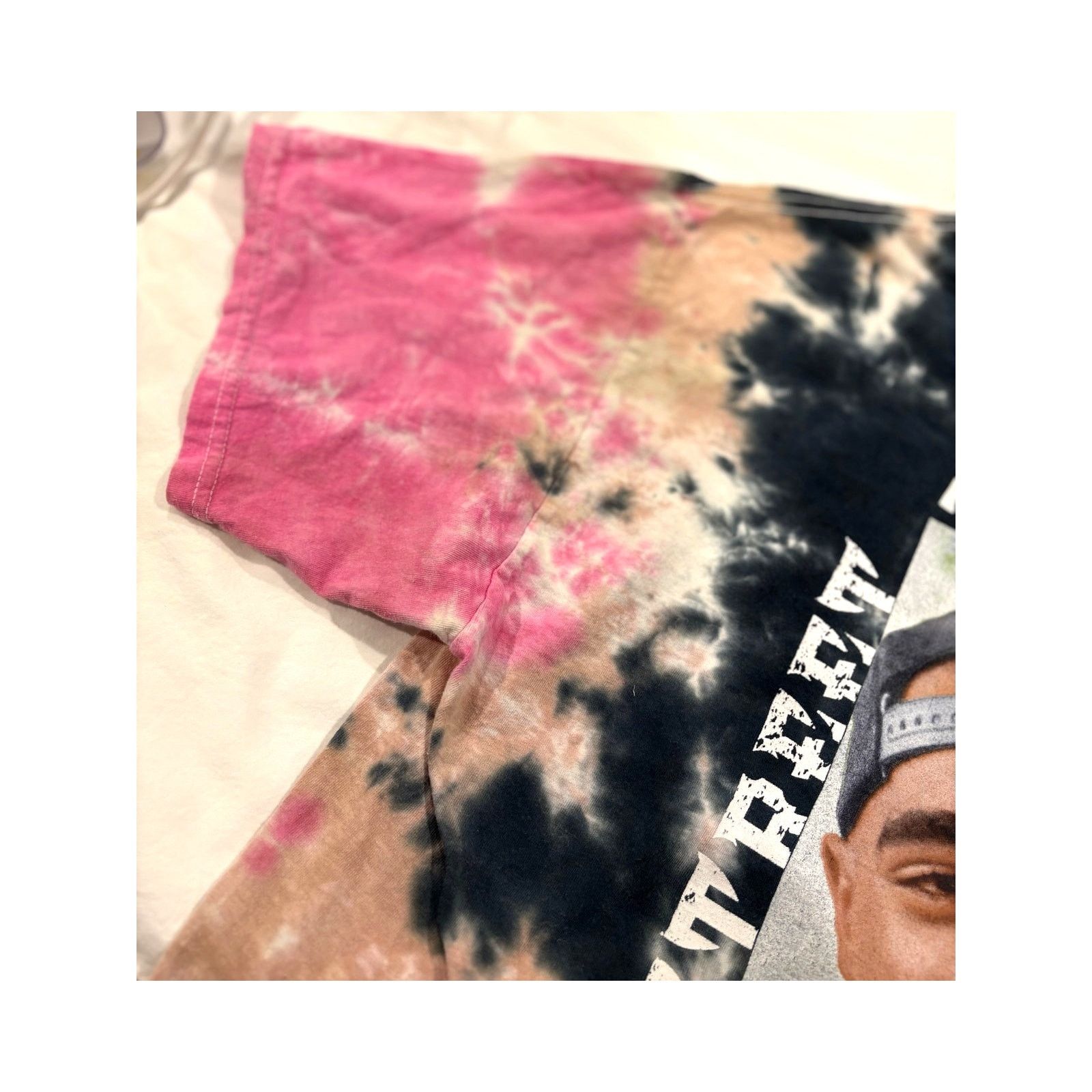 Chemistry Tupac Poetic Justice Tie Dye Graphic Tee Unisex Lg Rap Tee Size US L / EU 52-54 / 3 - 8 Thumbnail