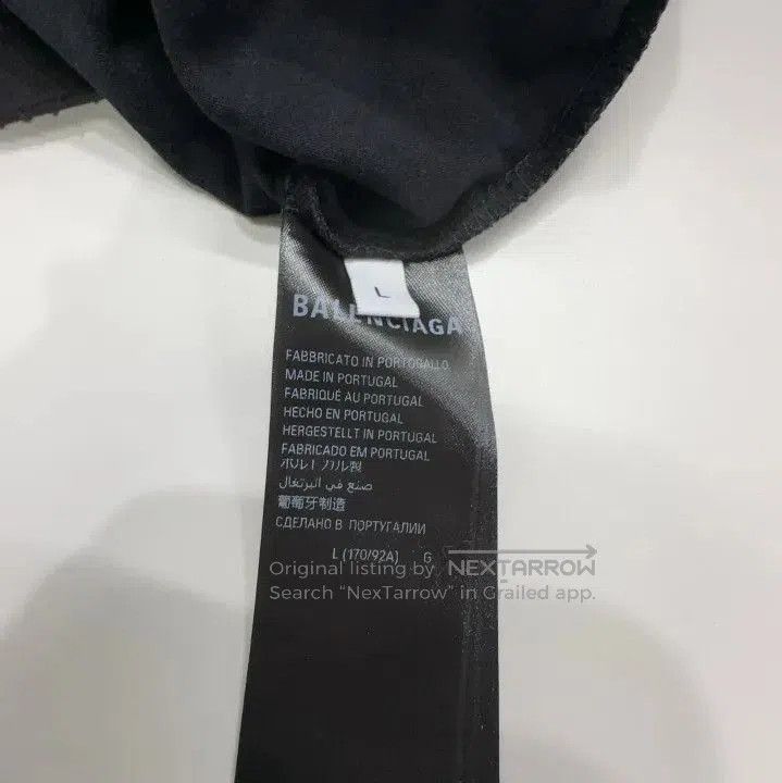 Balenciaga Balenciaga Black Logo Hooded Sweatshirt for Men. Size US L / EU 52-54 / 3 - 4 Thumbnail