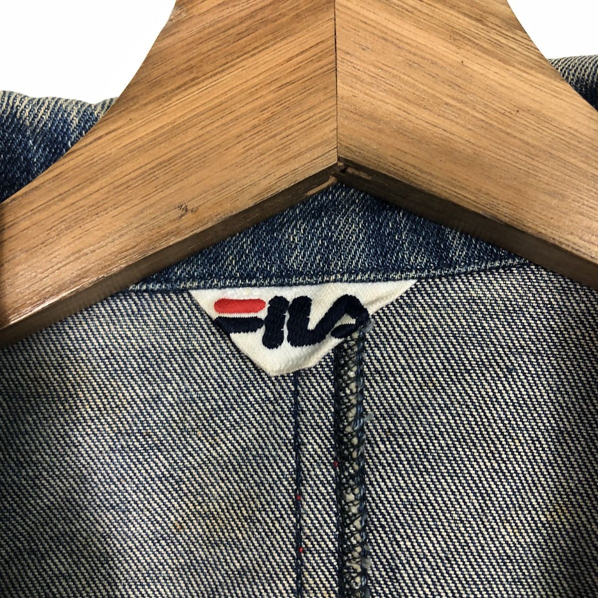 Japanese Brand 📌Vintage Denim Chore Jacket Fila Multi Pocket Issey Miyake Size US L / EU 52-54 / 3 - 19 Thumbnail