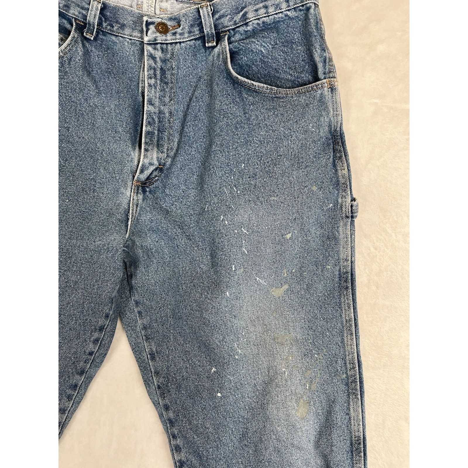 Other C.E. Schmidt Jeans Men 34x30 Blue Denim Carpenter Straight W Size US 34 / EU 50 - 4 Thumbnail