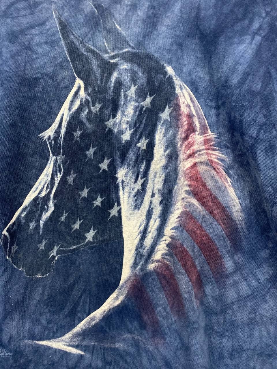 The Mountain the mountain horse graphic with american flag tee Size US L / EU 52-54 / 3 - 2 Thumbnail