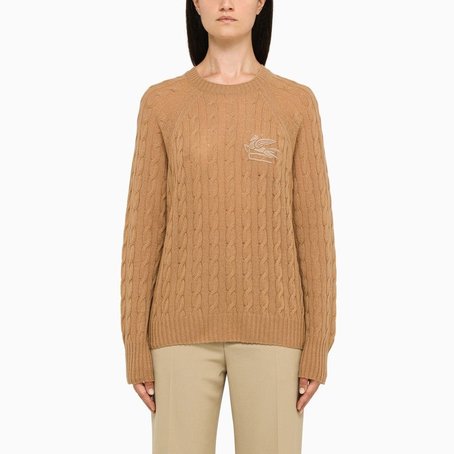 image of Etro O1D2Blof01223 Sweater In Beige, Women's (Size Small)