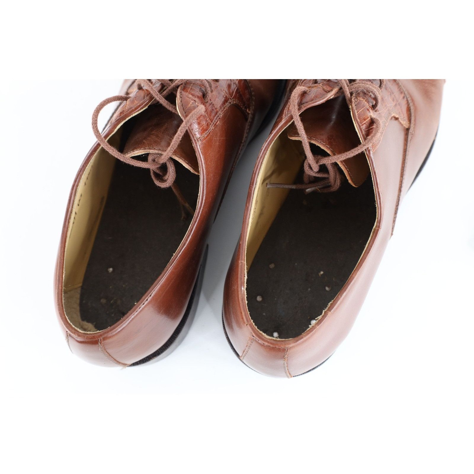 Florsheim Florsheim Imperial Caiman Alligator Leather Cap Shoes Size US 11.5 / EU 44-45 - 8 Thumbnail