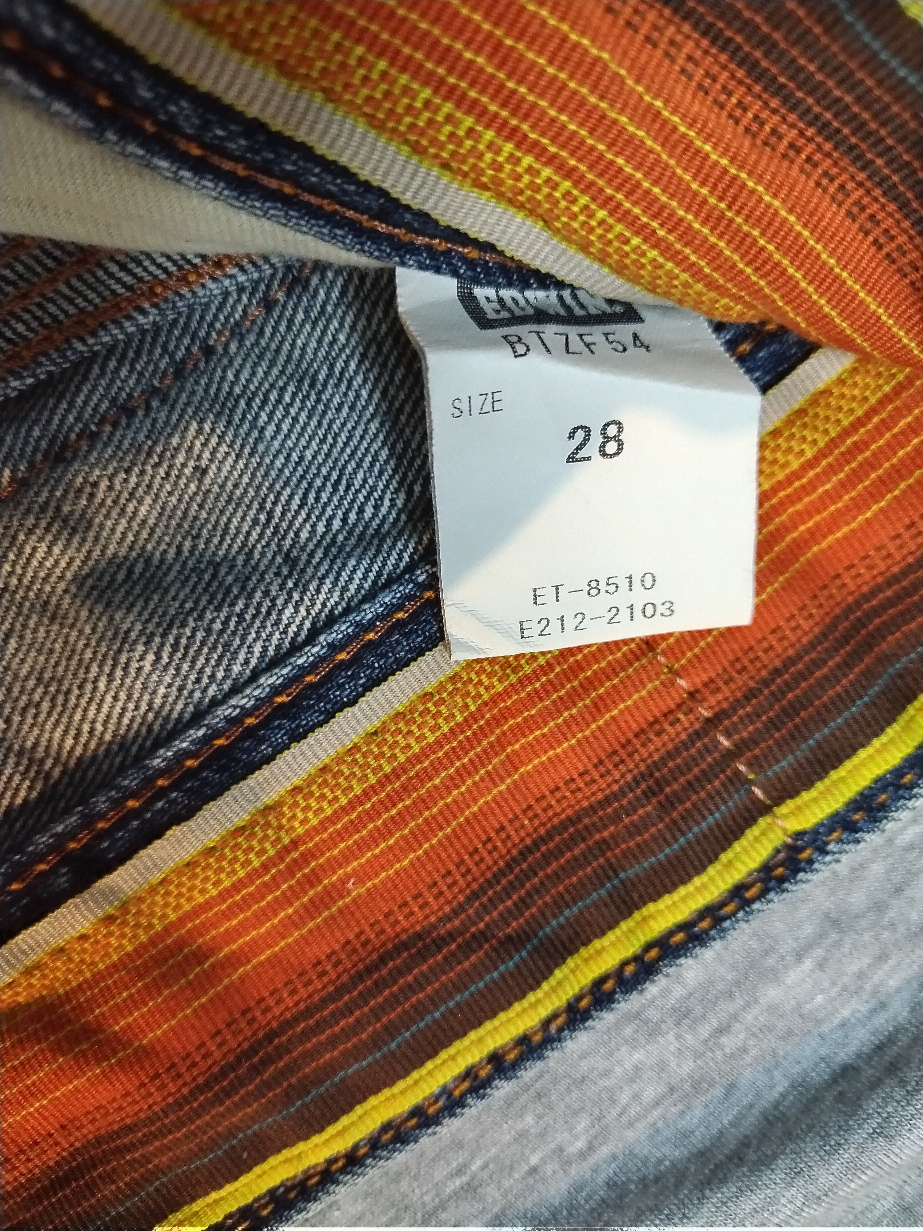 Edwin × Le Grande Bleu (L.G.B.) Nice patina & character vtg Edwin 503 Pearl Button Jeans Size US 30 / EU 46 - 10 Thumbnail