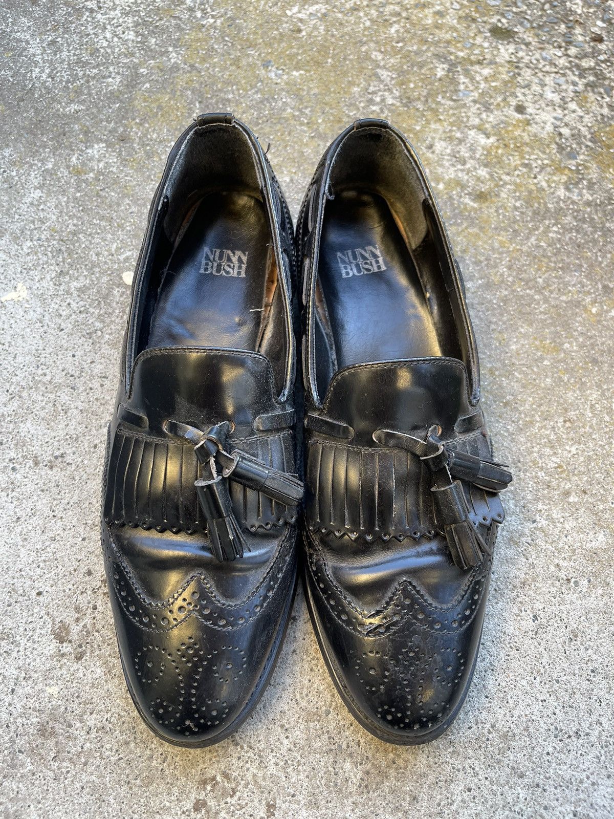 Nunn Bush Vintage 90s nunn bush tassel penny loafers | Grailed