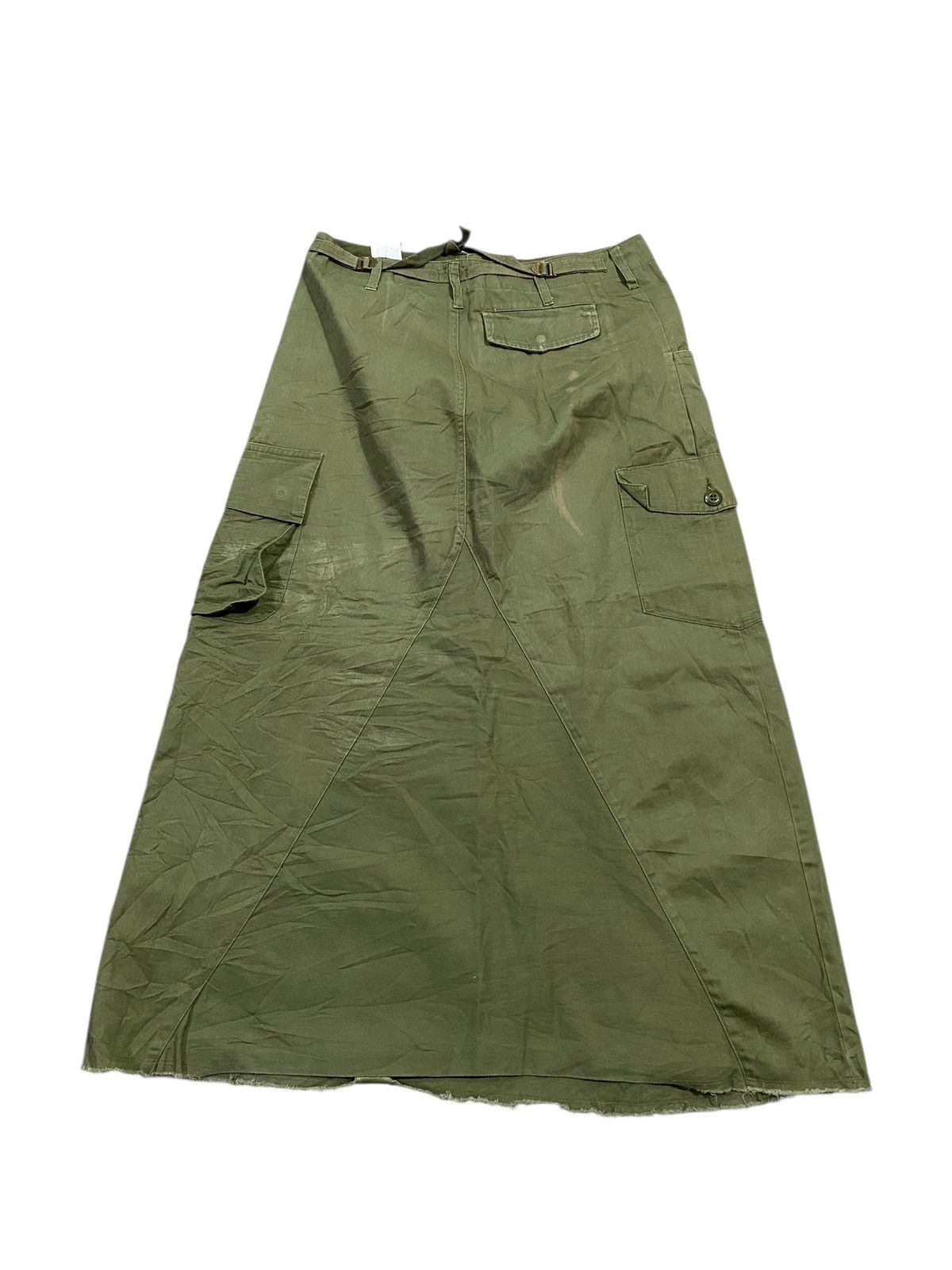 Japanese Brand Japanase brand rag machine skirt maxi army style two pocket Size 32" / US 10 / IT 46 - 2 Thumbnail