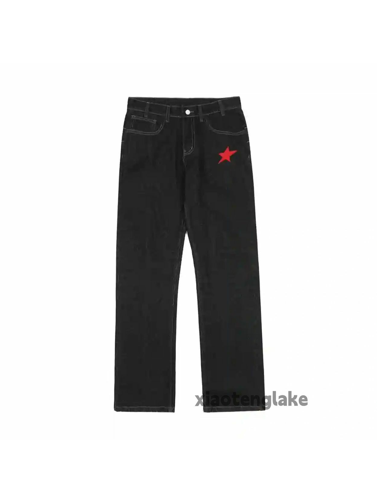 Designer × Jean × Vintage utility skate hiphop loose baggy y2k pattern jeans Size US 32 / EU 48 - 2 Thumbnail