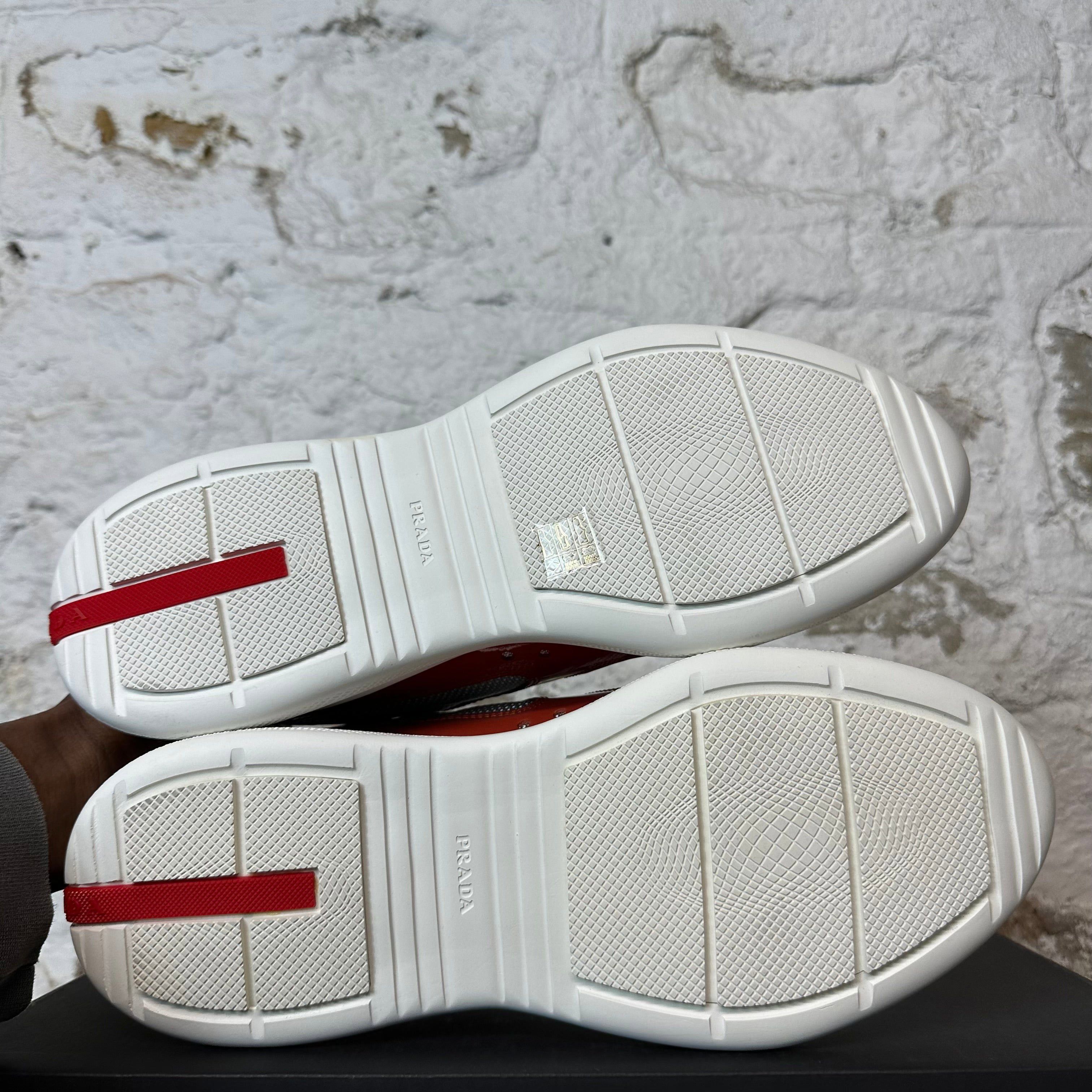 Prada Prada Americas Cup Rame Red Patent Sneaker Size 10 NEW Size US 10 / EU 43 - 6 Thumbnail