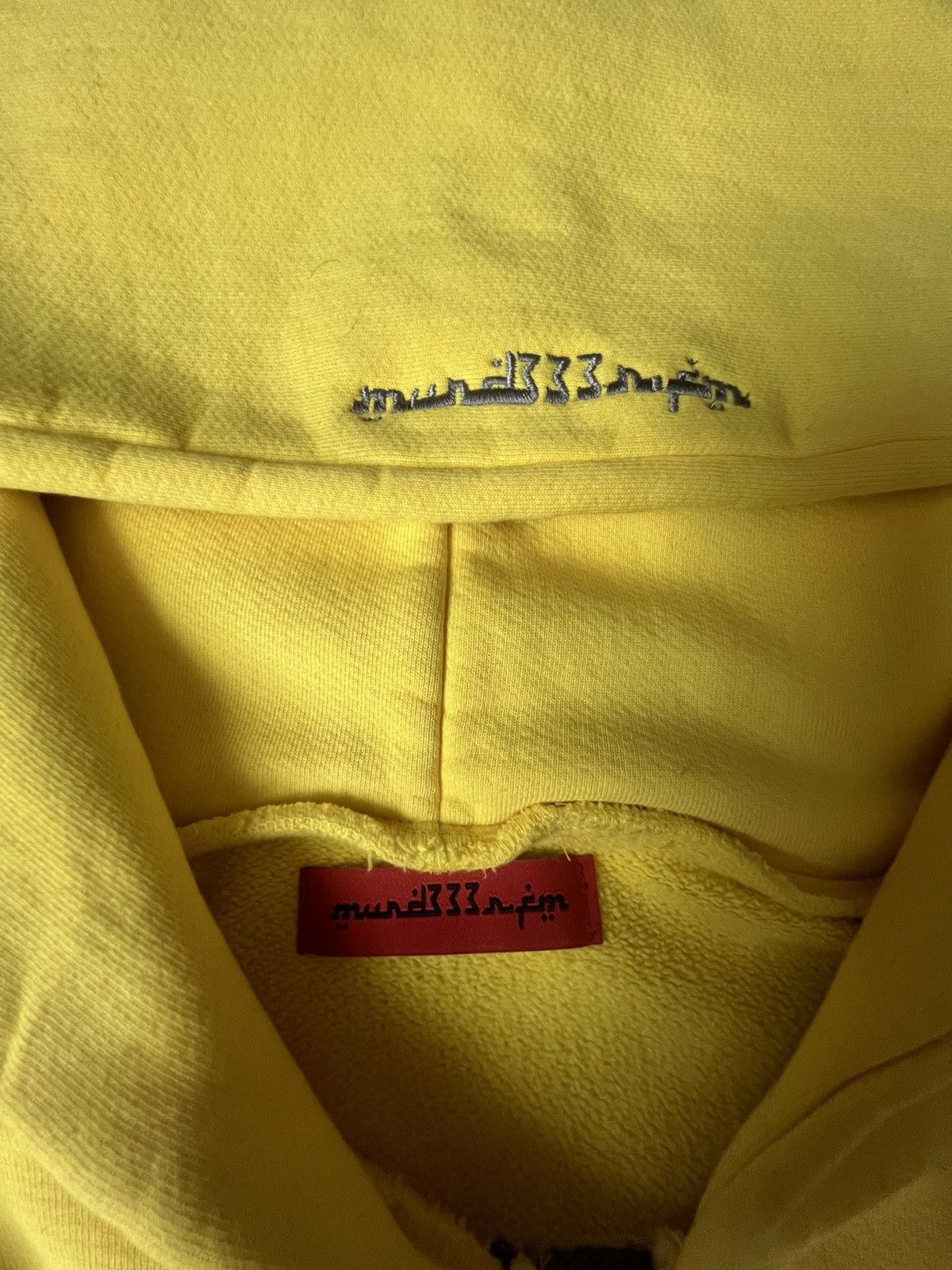 Designer × Japanese Brand × murd333r.fm Murd333r.Fm ‘🎫Yellow🎫’ (Swamp Angels) 🦟Hoodie Size US S / EU 44-46 / 1 - 9 Thumbnail