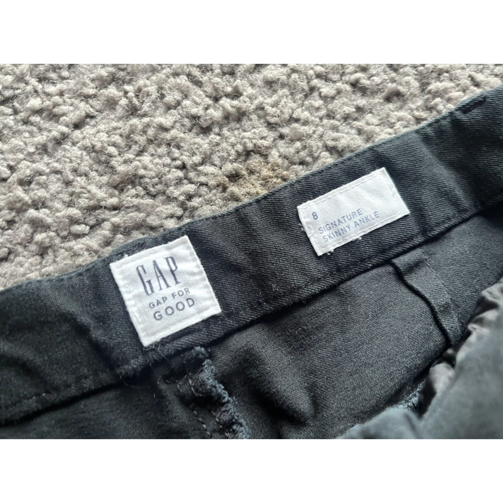 Gap Gap Signature Skinny Ankle Pants Women's Size 8 Black Stretch Denim Size 30" / US 8 / IT 44 - 5 Thumbnail