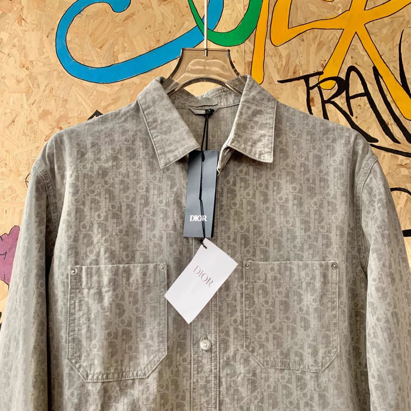 Dior DIOR 25 New All-Over Print Denim Jacket Size US L / EU 52-54 / 3 - 3 Thumbnail