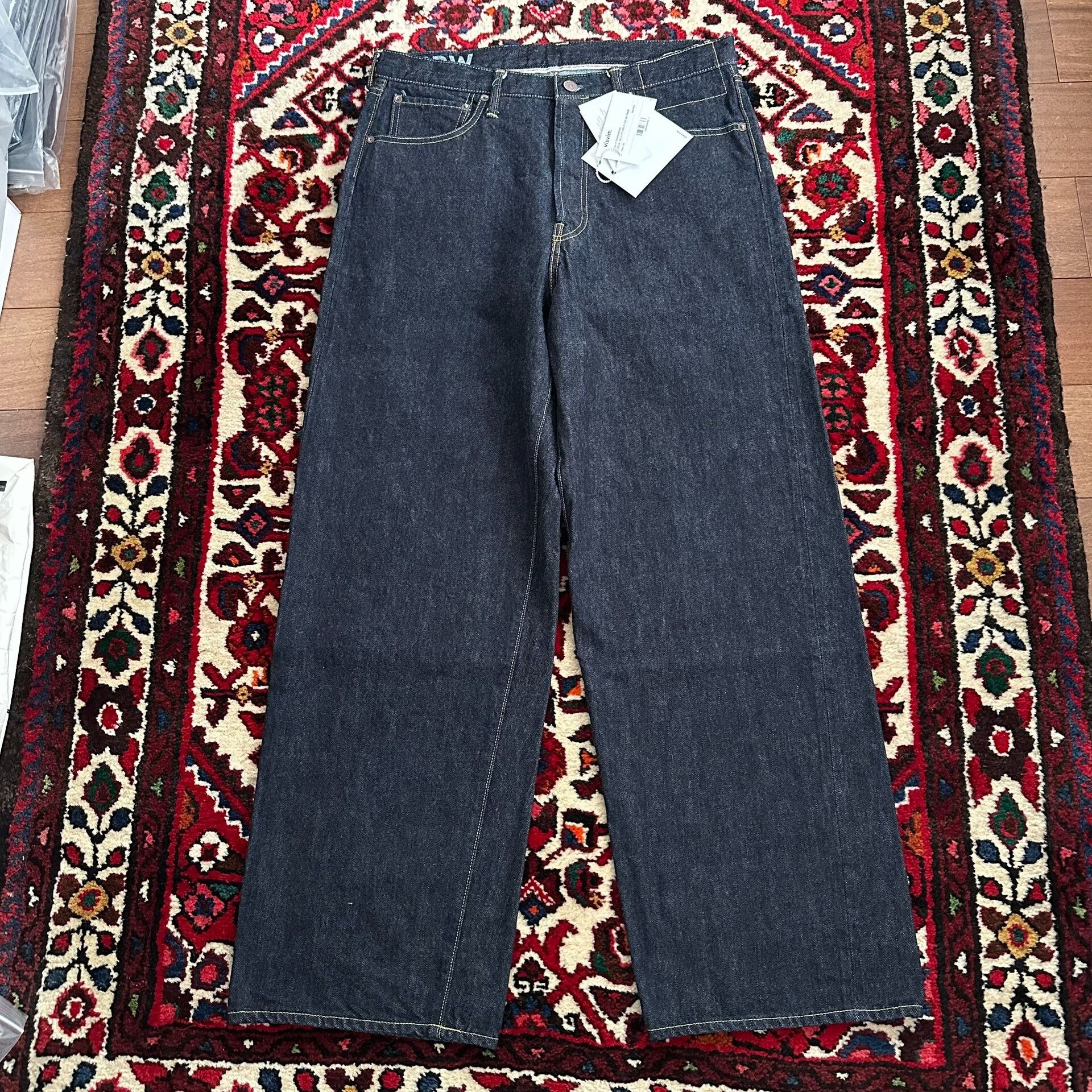 Visvim Visvim EX Wide Denim Pants W32L30 Size US 30 / EU 46 - 1 Thumbnail