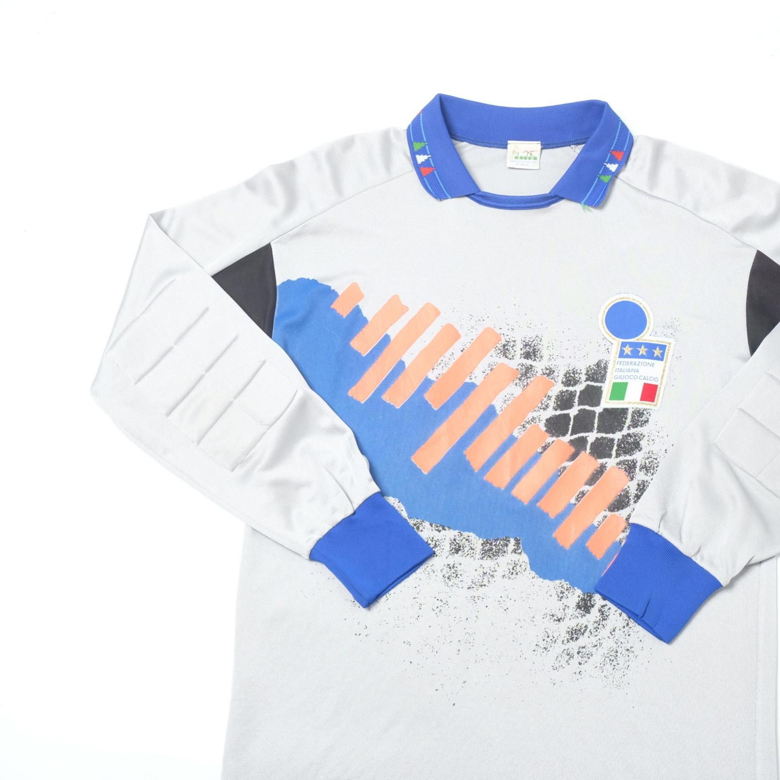 Diadora 1992/93 Italy Goalkeeper Shirt (M/L) Size US M / EU 48-50 / 2 - 3 Thumbnail