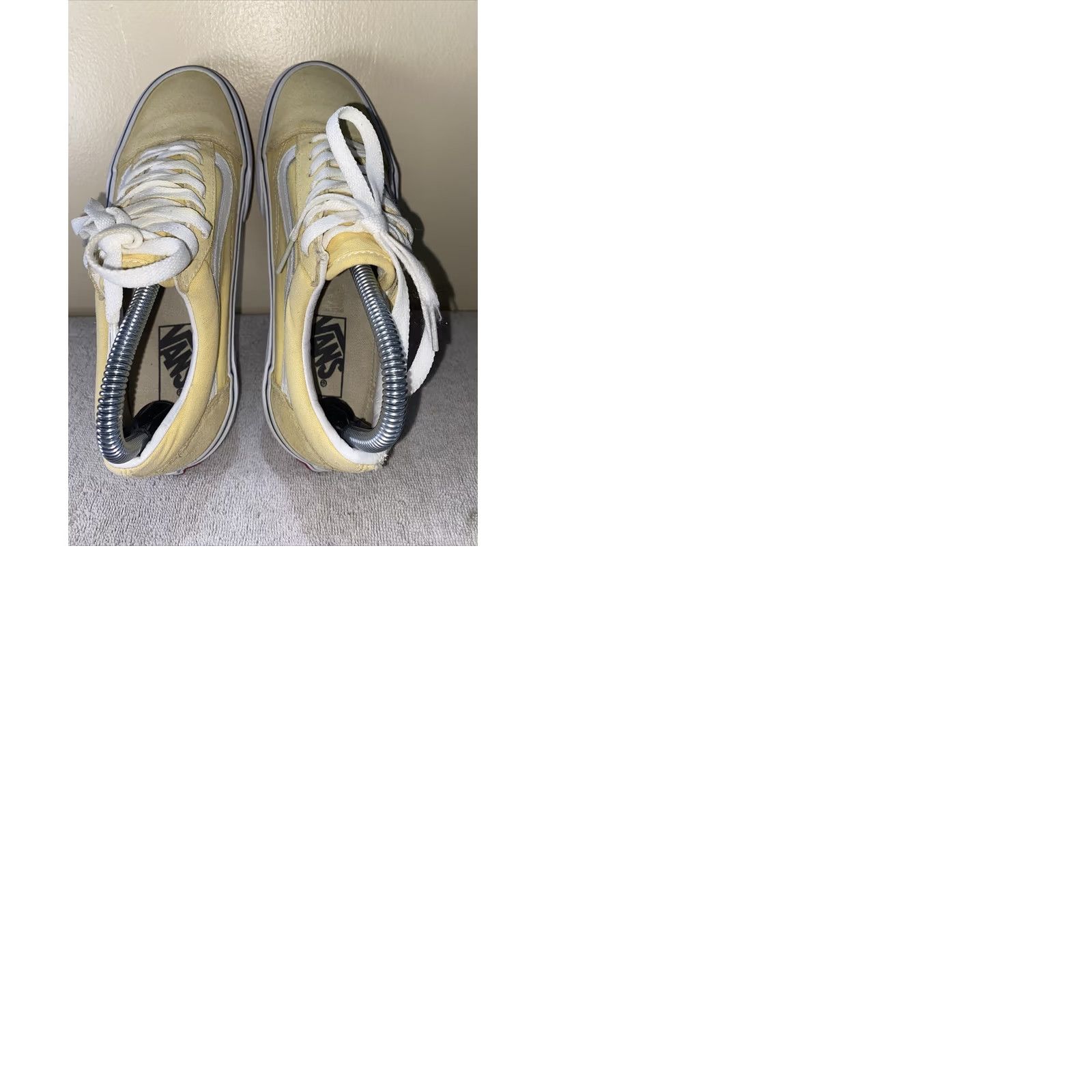Vans VANS Sneaker Unisex Adults 7.5 Yellow / White Mens Shoes UK 7.5 US 7.5 Athletic Style Size US 8 / EU 41 - 9 Thumbnail