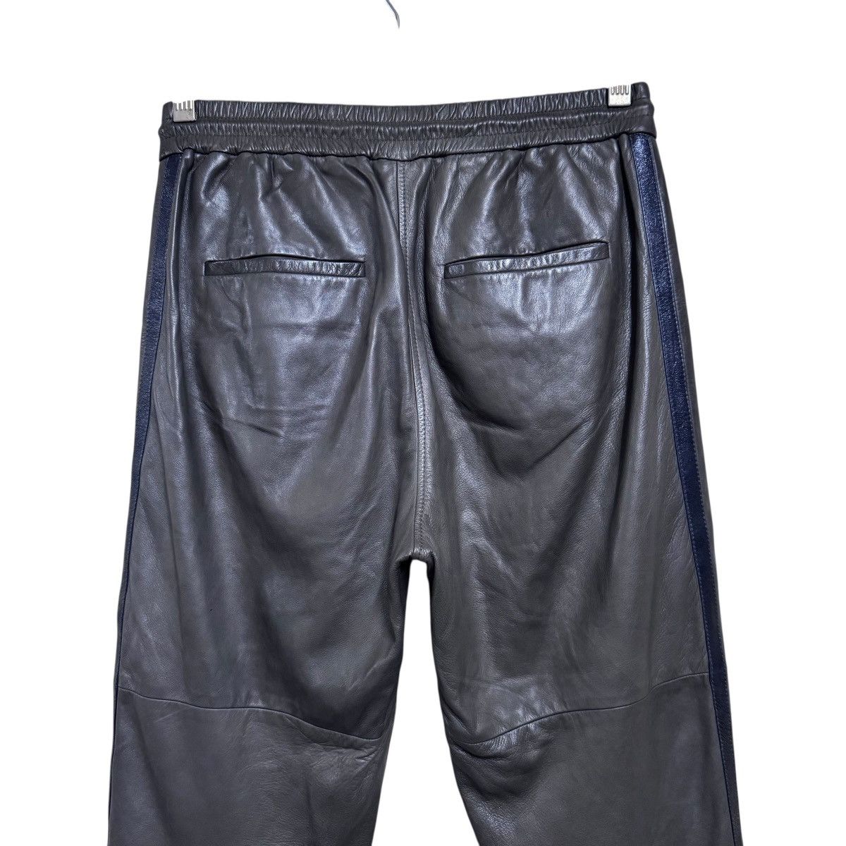 Brunello Cucinelli Brunello Cucinelli Leather Drawstrings Pants Size 29" - 8 Thumbnail