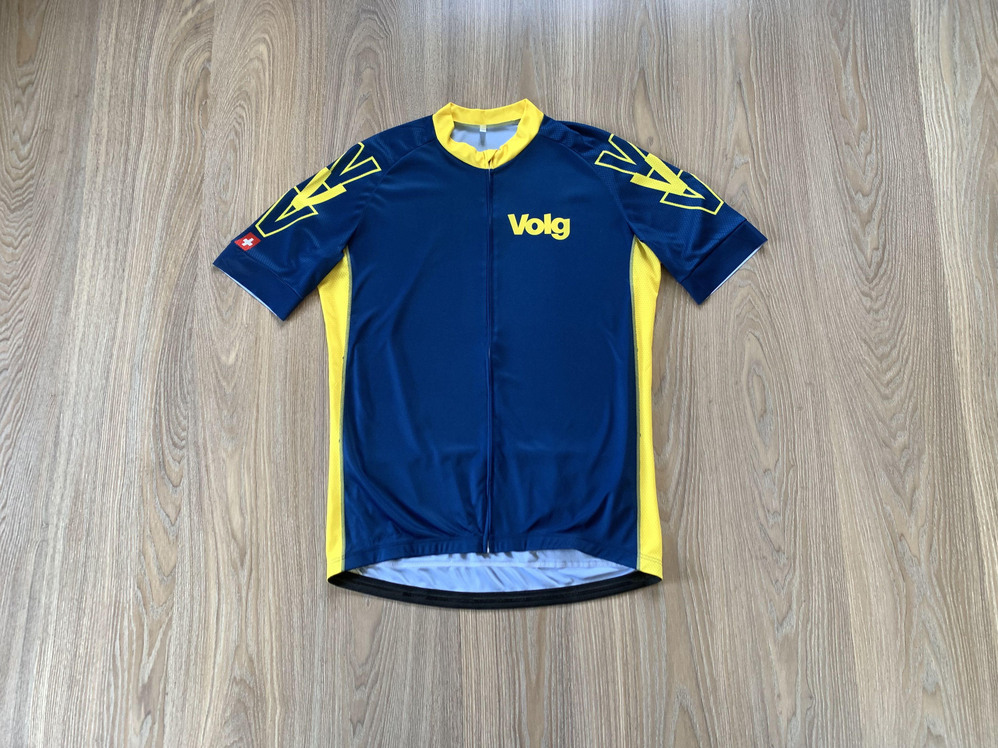 Bicycle Volg Men's Short Sleeve Full Zip Cycling Jersey Top Size US XXL / EU 58 / 5 - 1 Thumbnail