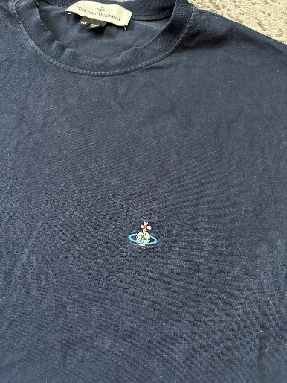 Japanese Brand × Vintage × Vivienne Westwood Archival Y2K Vivenne Westwood Embroidered Logo T Shirt Size US M / EU 48-50 / 2 - 3 Thumbnail