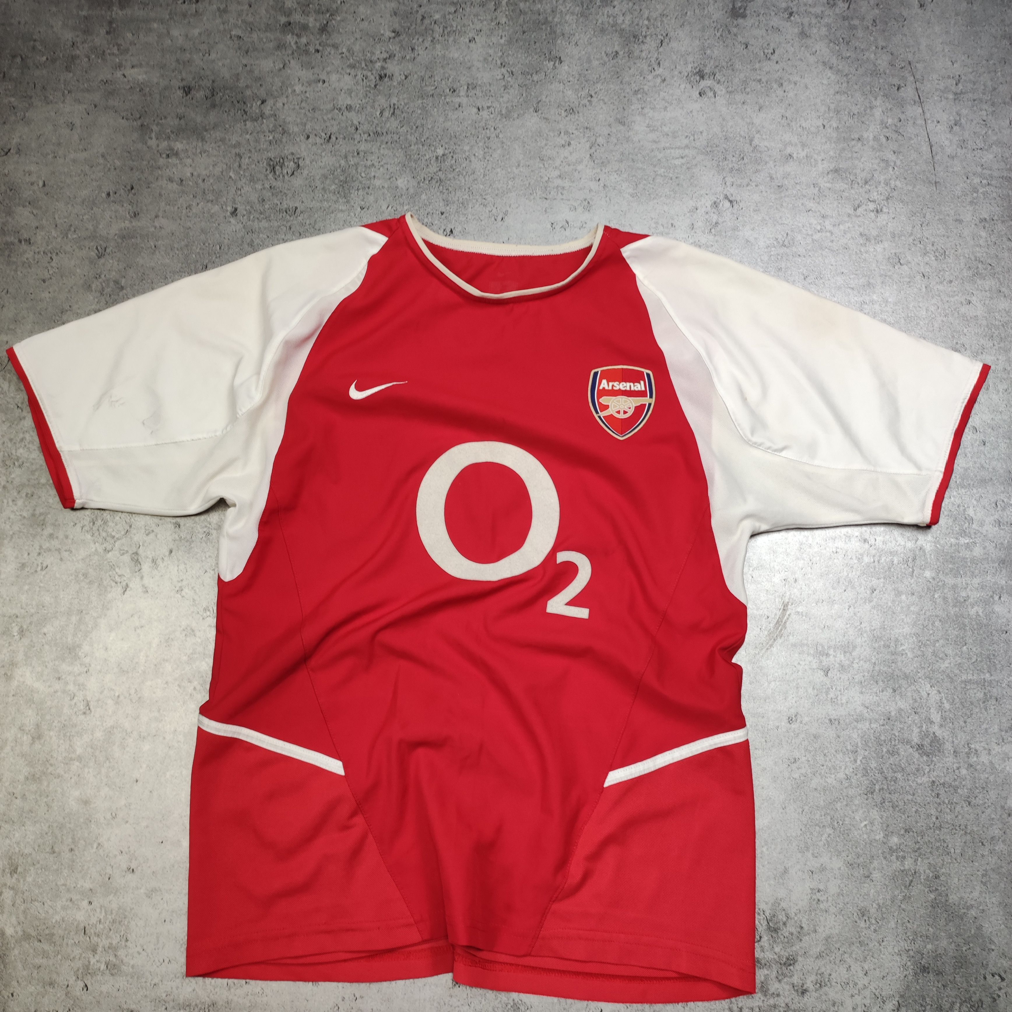 Nike × Vintage RARE Arsenal London 2003 x Nike Football Home Jersey Size US M / EU 48-50 / 2 - 2 Thumbnail