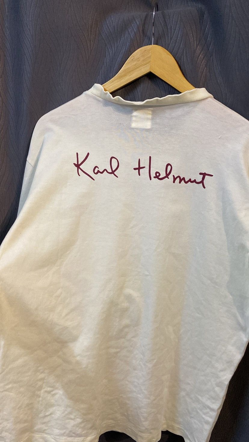 Japanese Brand × Karl Helmut × Vintage VINTAGE KARL HELMUT TSHIRT WHITE Size US M / EU 48-50 / 2 - 10 Thumbnail