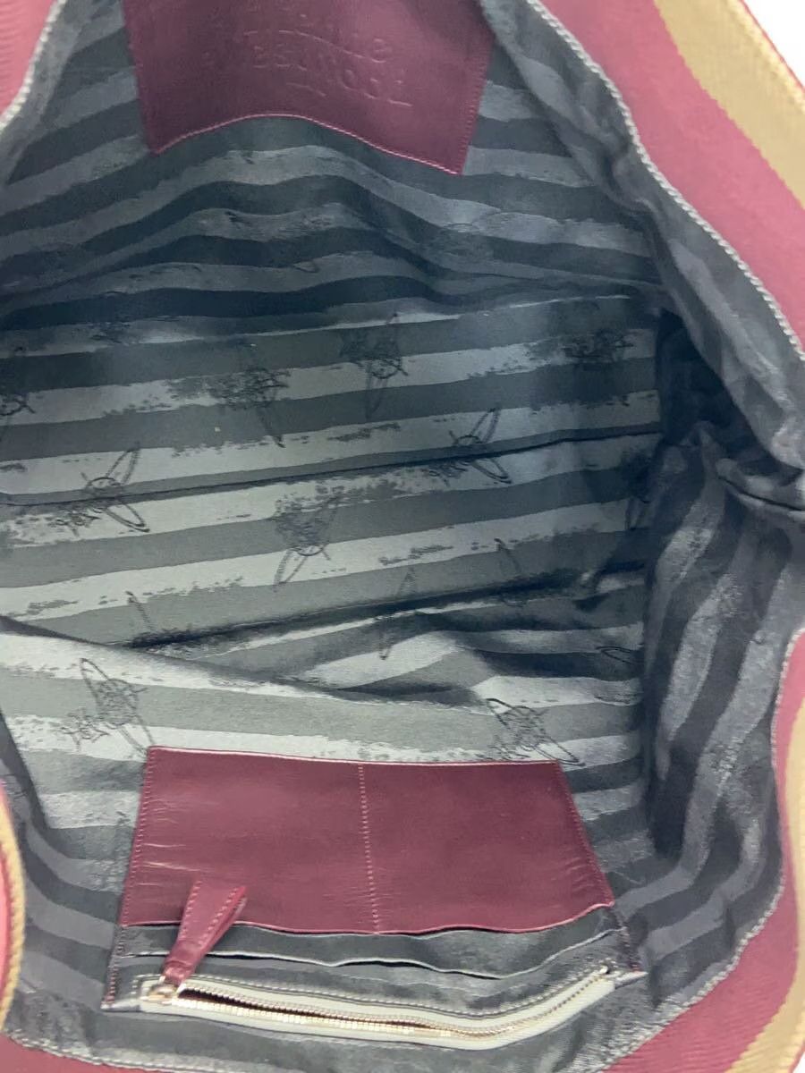 Vivienne Westwood Striped Orb Canvas Tote Bag Size ONE SIZE - 5 Thumbnail