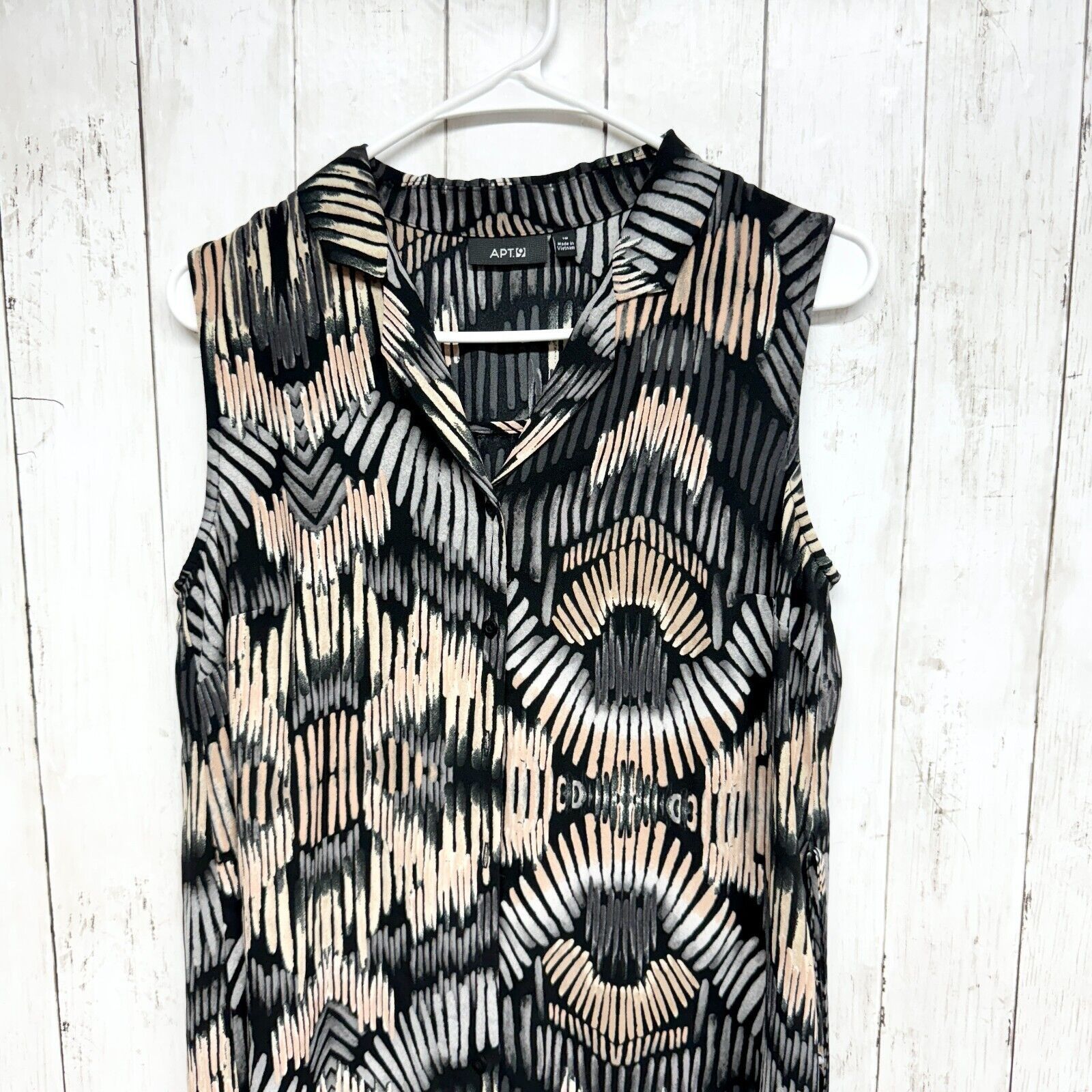 Apt. 9 Apt. 9 Dress 10 Sleeveless Mini Shift Abstract Tribal Boho Size L / US 10 / IT 46 - 1 Thumbnail