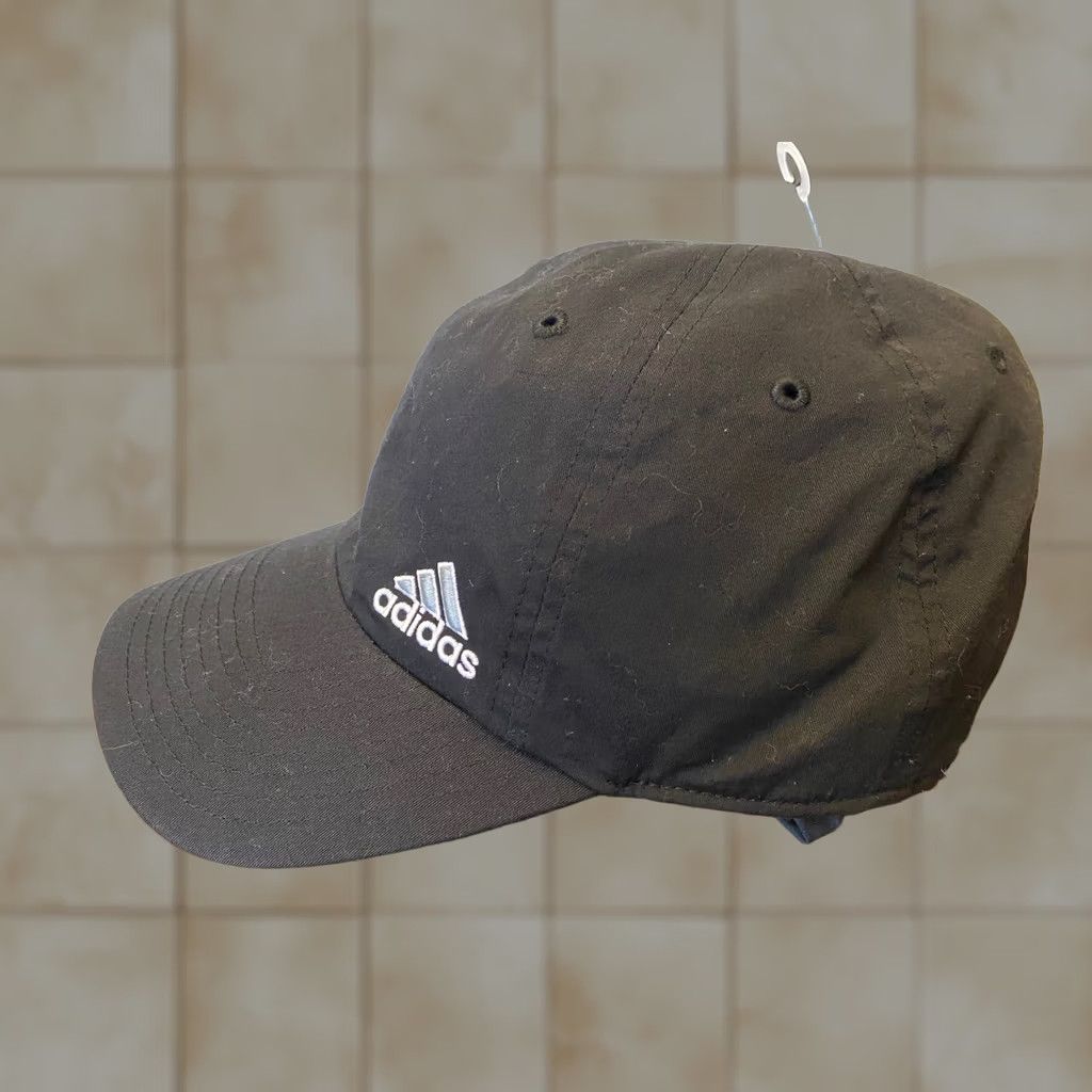 Adidas Adidas Climalite Black Strap Baseball Cap Mens Adjustable Hat Size ONE SIZE - 1 Thumbnail