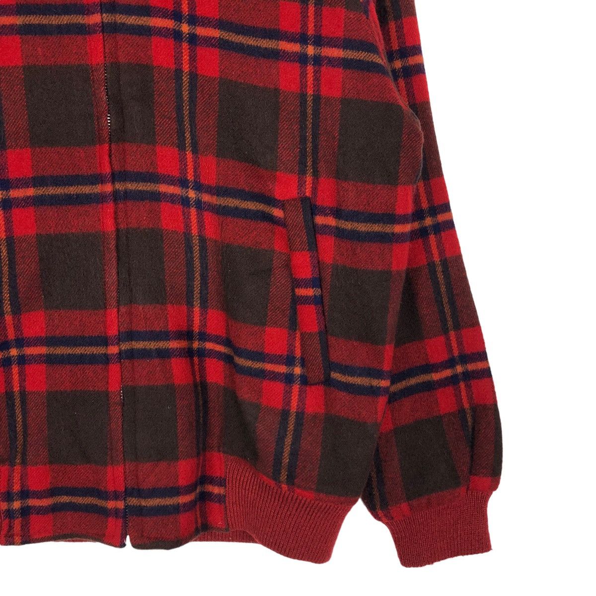 Japanese Brand 🔥Punk Design Tartan Check Bomber Jacket Wool Issey Miyake Size US L / EU 52-54 / 3 - 5 Thumbnail
