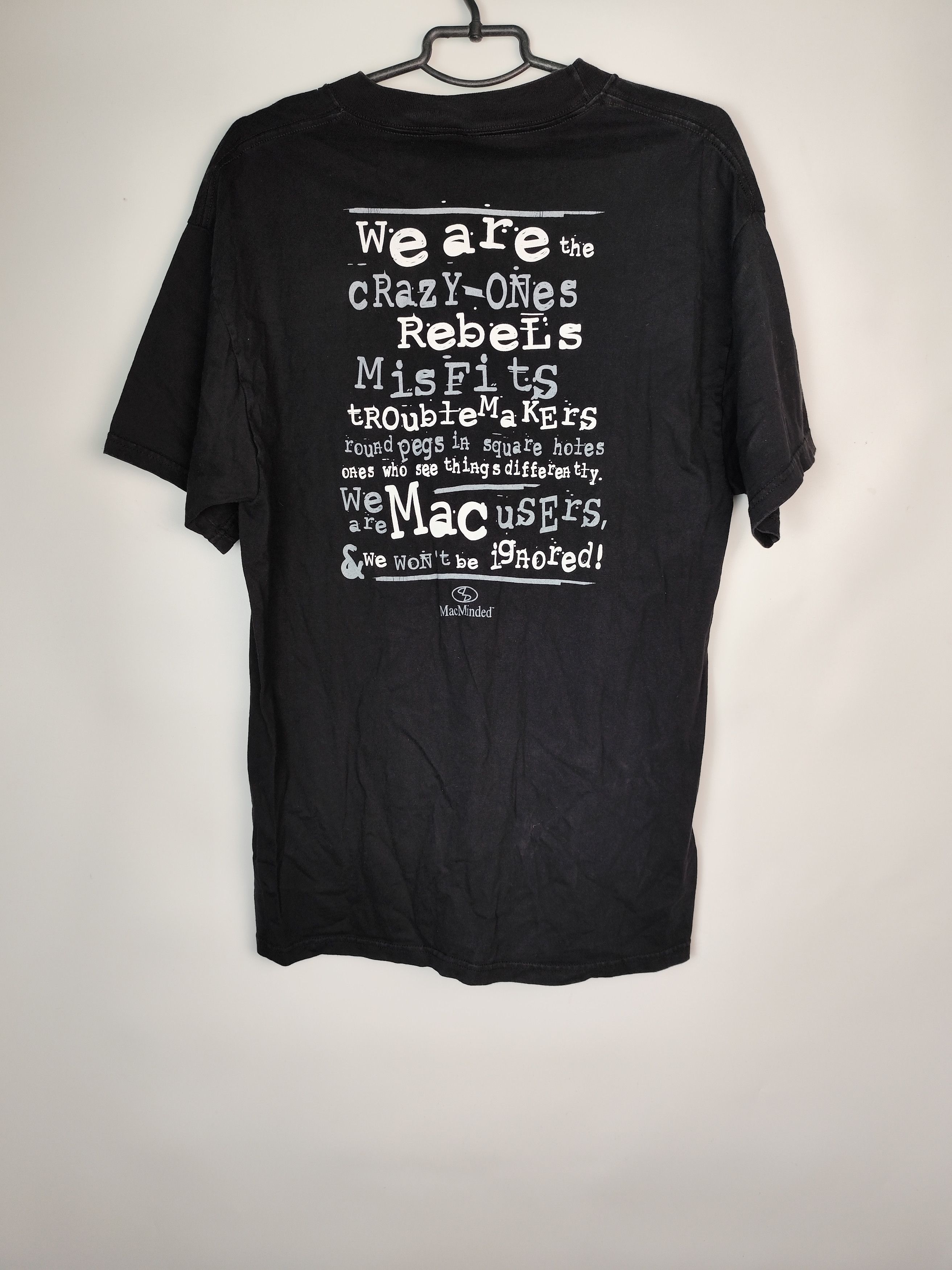 Apple × Vintage Vintage streetwear y2k Mac Minded Apple T-Shirt Size US L / EU 52-54 / 3 - 3 Thumbnail