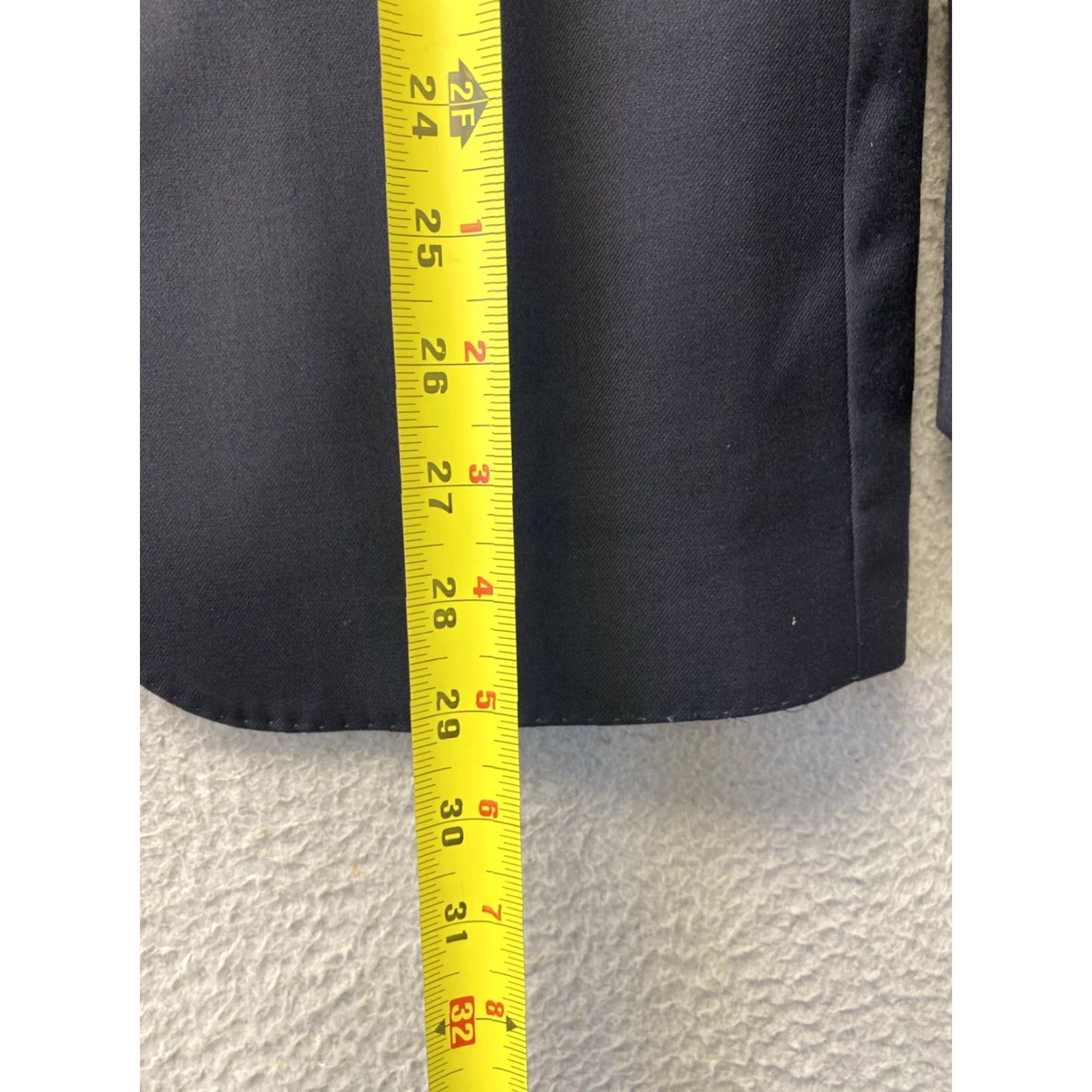 Vintage Giorgio Fiorelli Blazer - Men’s 40R / 83-77 Dark Blue Single-Breasted Two-Button Notch Lapel 40 Regular Vintage No Size 40R - 5 Thumbnail