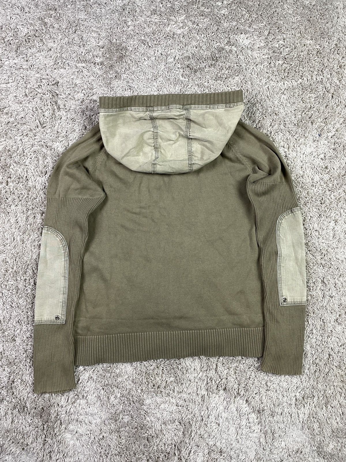 Diesel Vintage Y2K Diesel Style Ribbed 2000s Sweater Sweatshirt Size M / US 6-8 / IT 42-44 - 4 Thumbnail