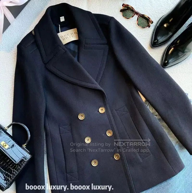 Burberry Burberry Women's Black Wool Jacket. Size XXS / US 00 / IT 34 - 4 Thumbnail