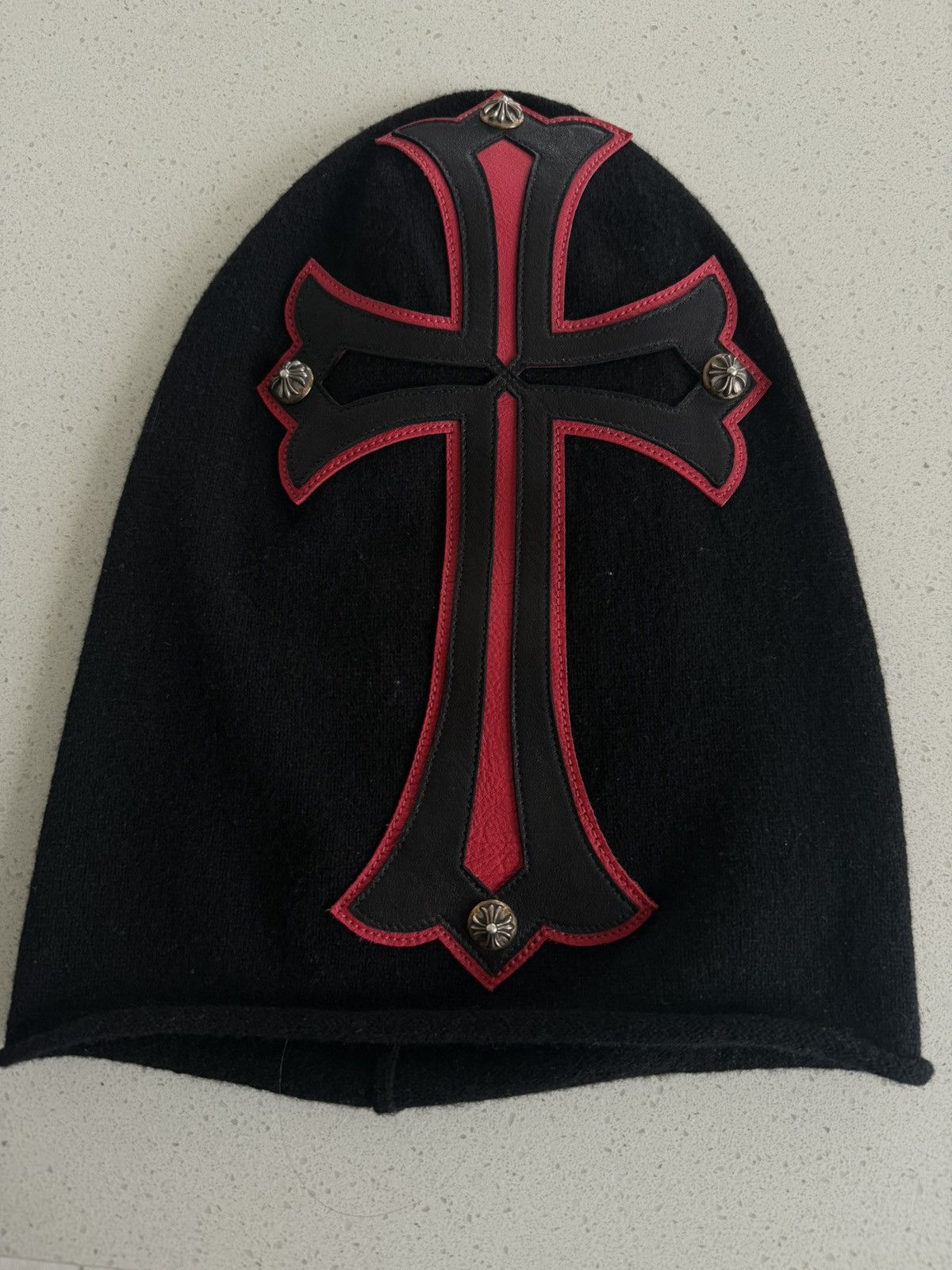 Chrome Hearts Chrome Hearts Cashmere Ski Mask Size ONE SIZE - 2 Thumbnail