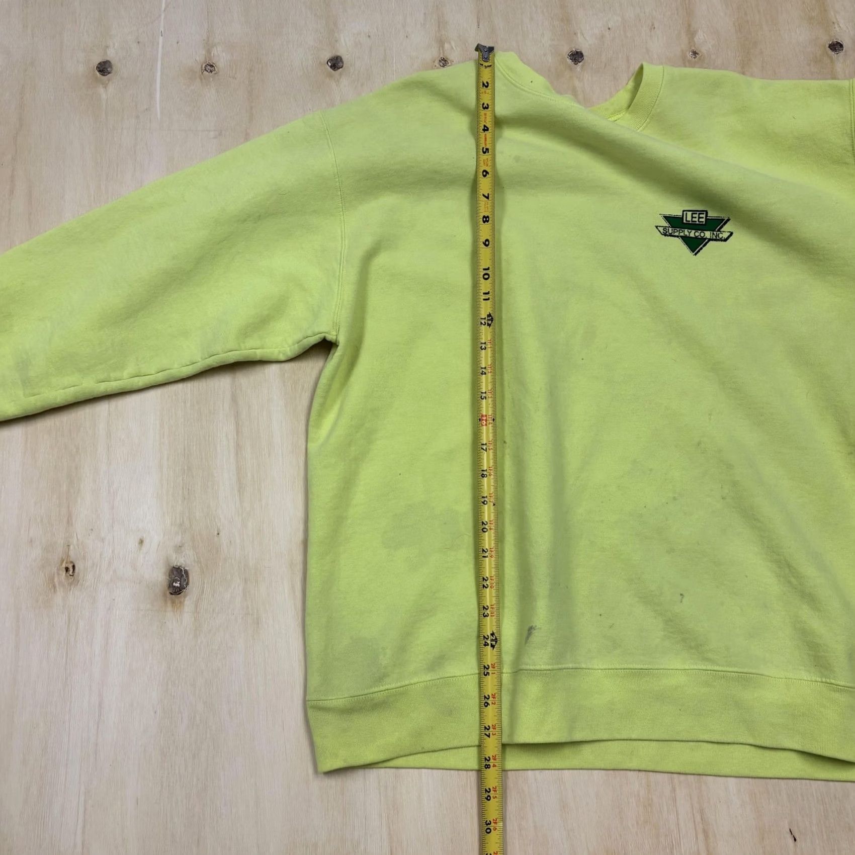 Port & Company VINTAGE Port & Company Sweatshirt Mens XL Yellow Fleece Crewneck Pullover Lee Supply Size US XL / EU 56 / 4 - 6 Thumbnail