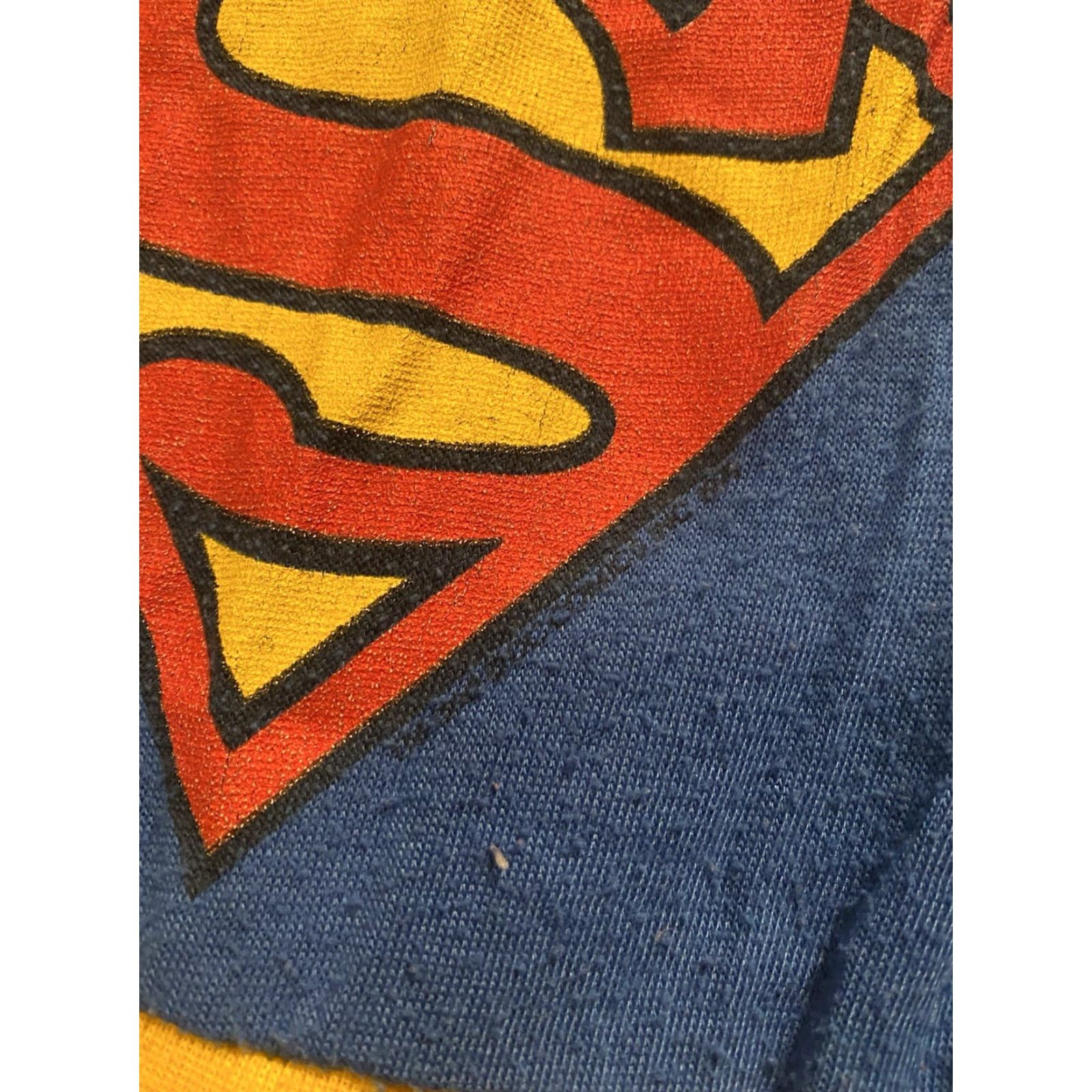 Vintage VINTAGE Supergirl Little Girls Dress Caped PJs Costume 1970s 5 Blue Cotton Blend Long Sleeve Girls Size ONE SIZE - 5 Thumbnail