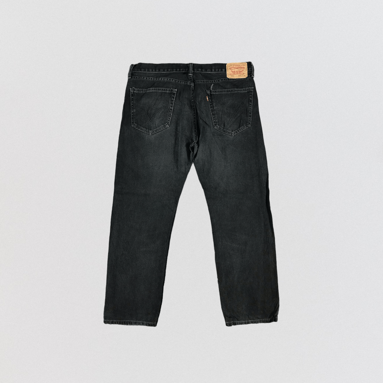 Levi's × Vintage Vintage Faded Black Levis 505 Jeans-JM2897 Size US 38 / EU 54 - 2 Thumbnail