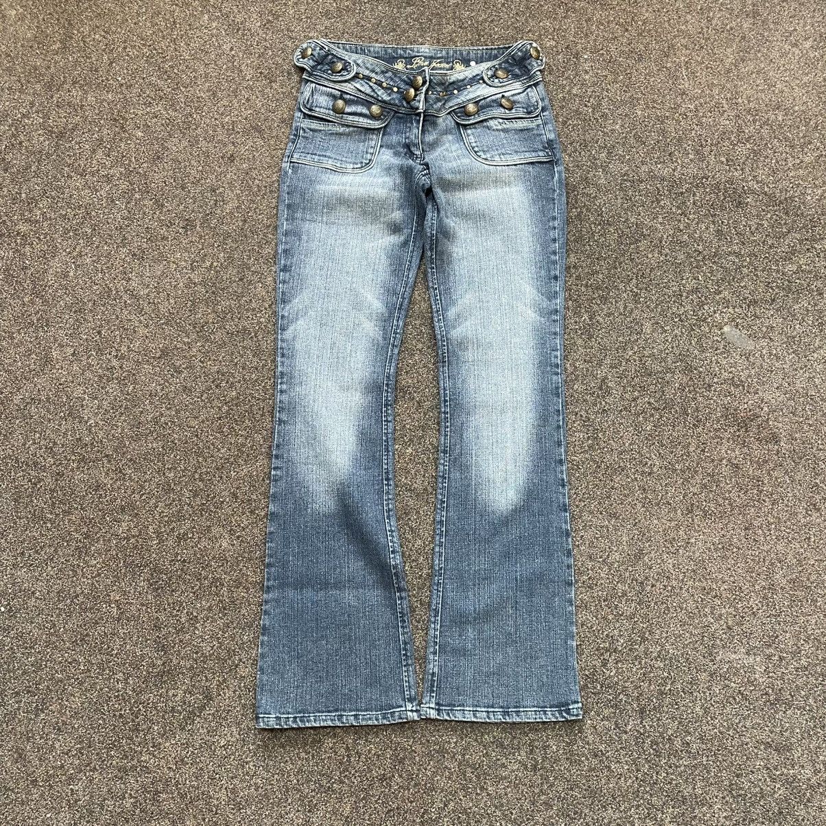Vintage Vintage Y2K Pants Jeans 90s Archive Flared Size 32" / US 10 / IT 46 - 1 Thumbnail