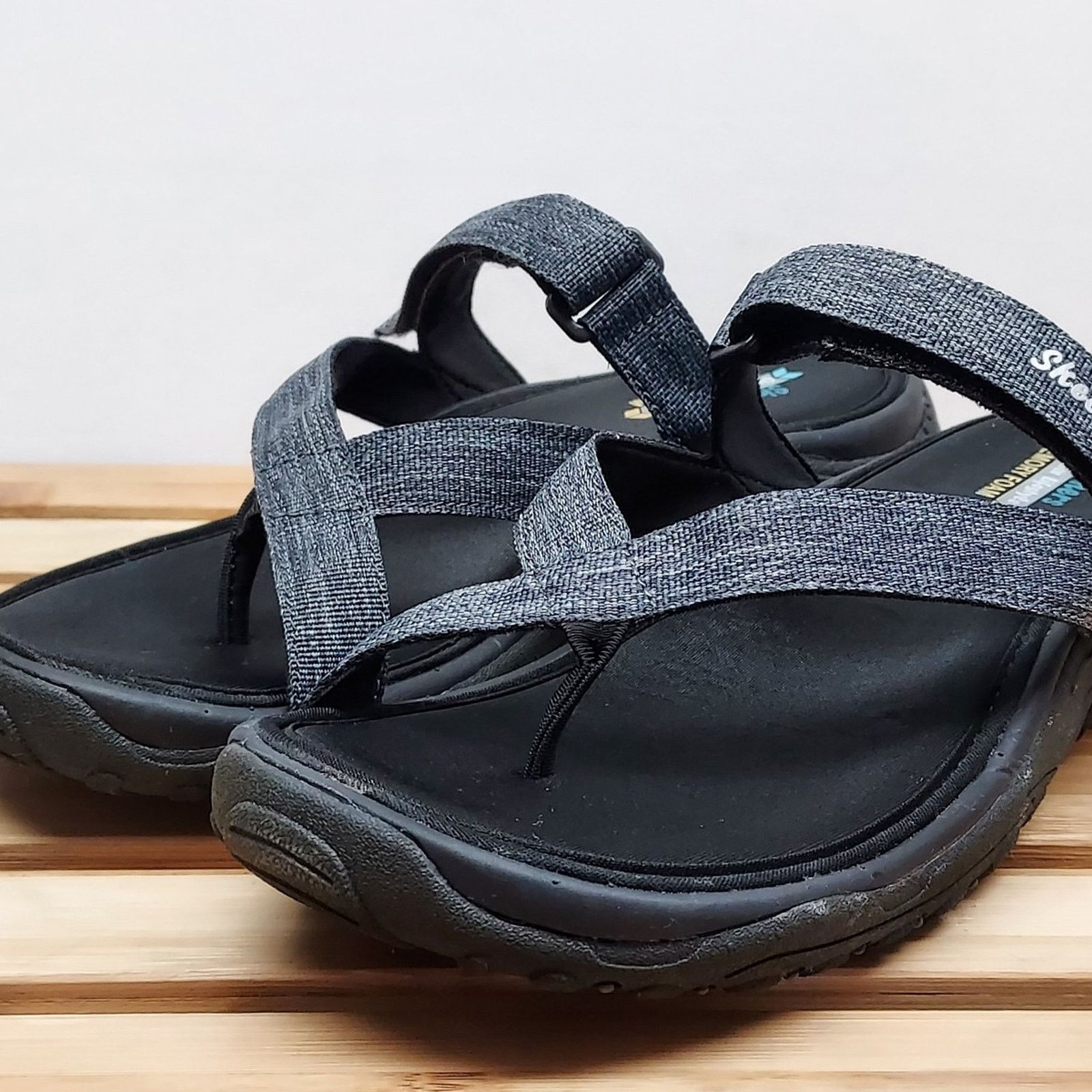 SKECHERS Skechers Womens | Grey | Reggae Strappy Sandals Size 9 Size US 9 / IT 39 - 2 Thumbnail