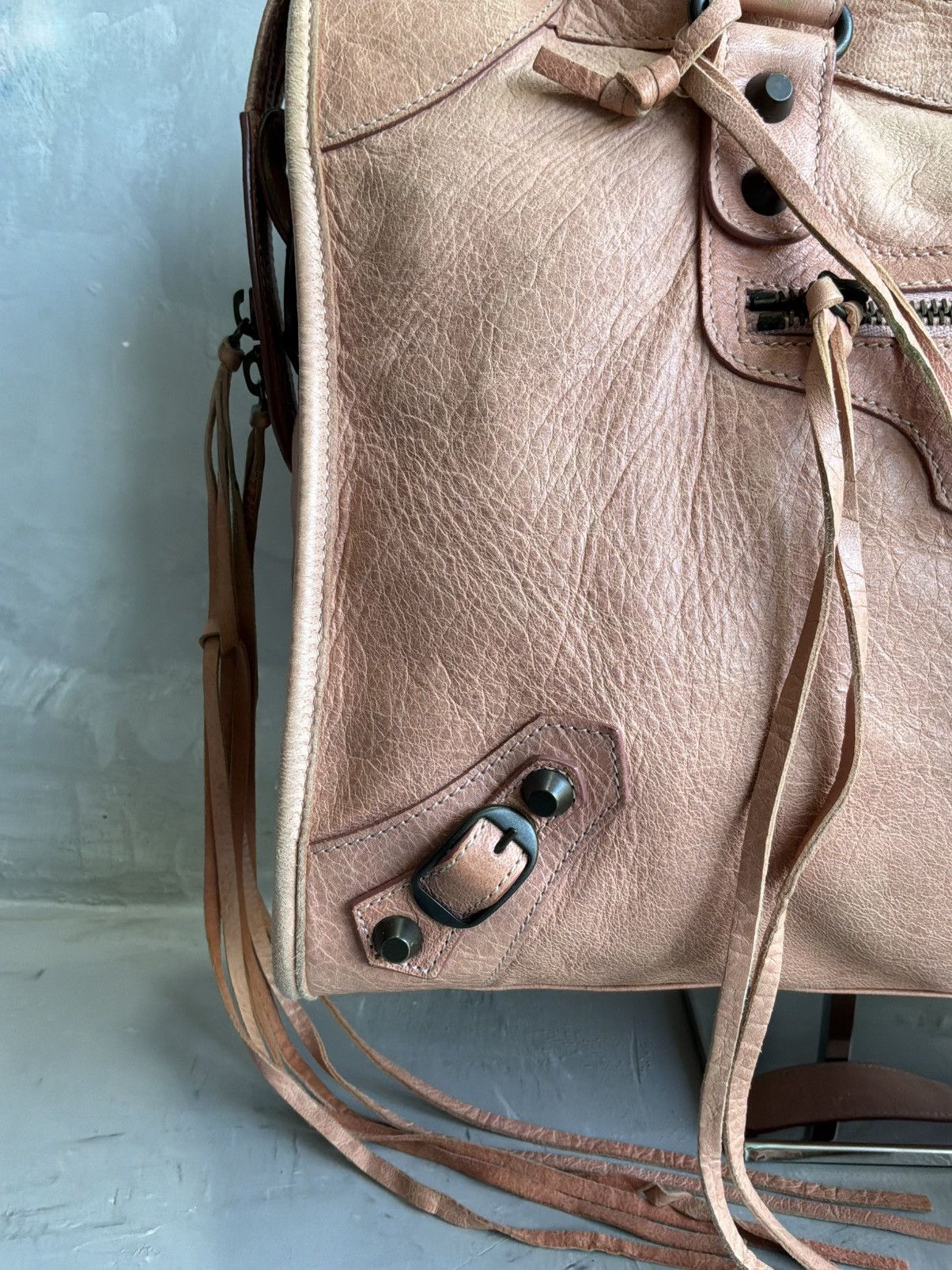 Balenciaga Balenciaga - Classic City - Salmon Pink Lambskin Leather Bag Size ONE SIZE - 5 Thumbnail
