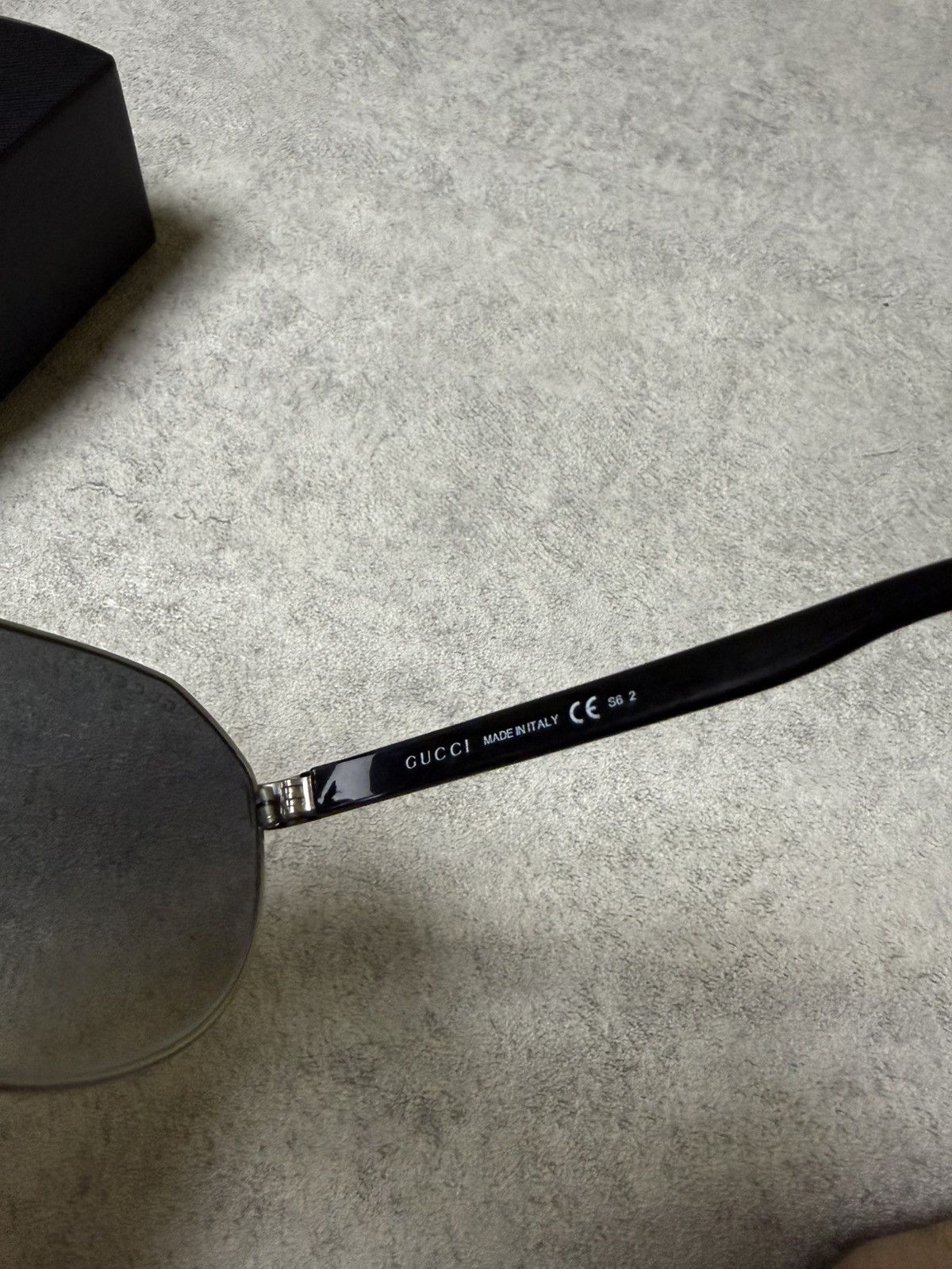 Gucci Vintage 00s Gucci Aviator Sunglasses Very Rare Silver Size ONE SIZE - 6 Thumbnail