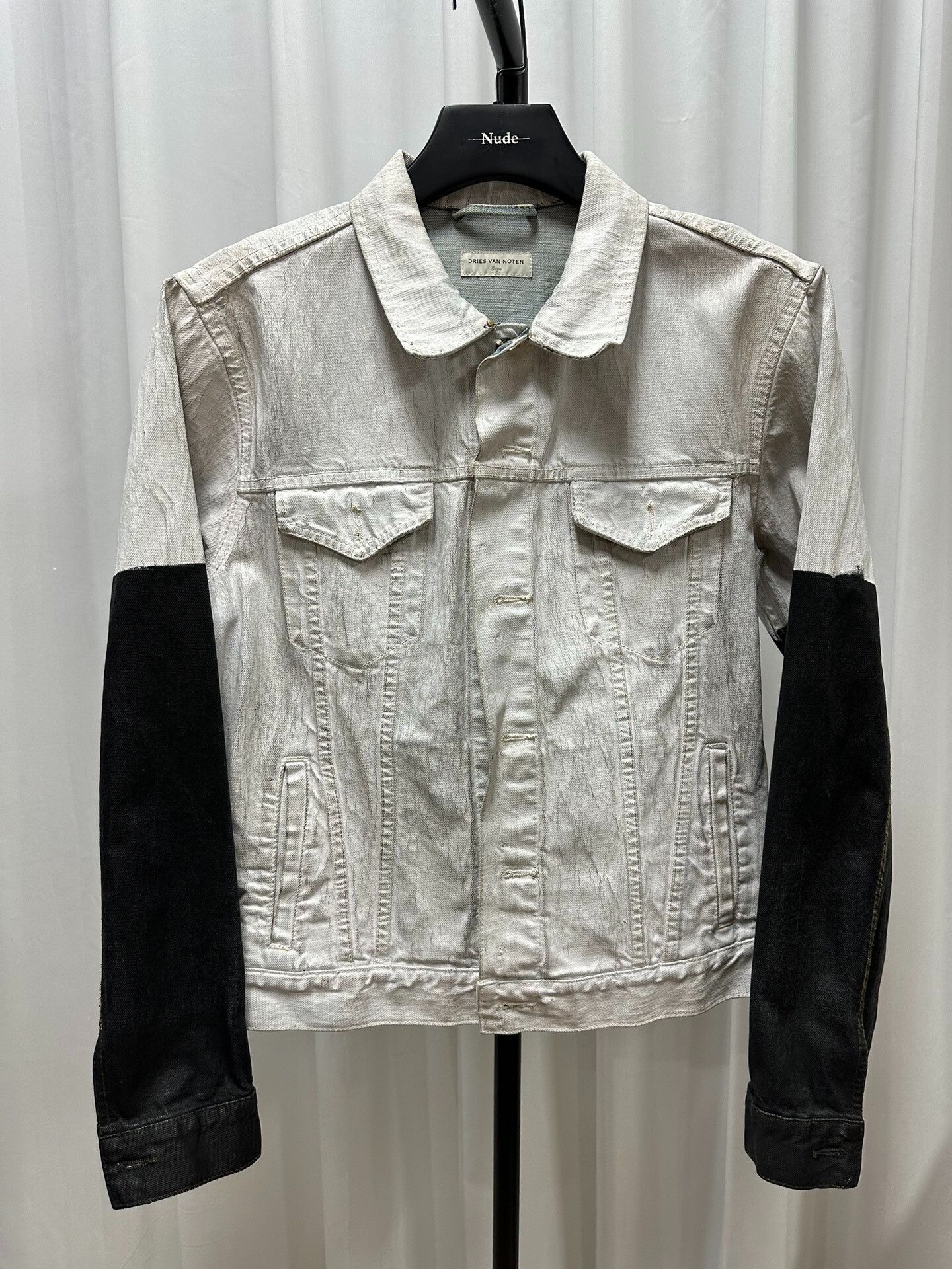 Dries Van Noten Waxed Denim Jacket