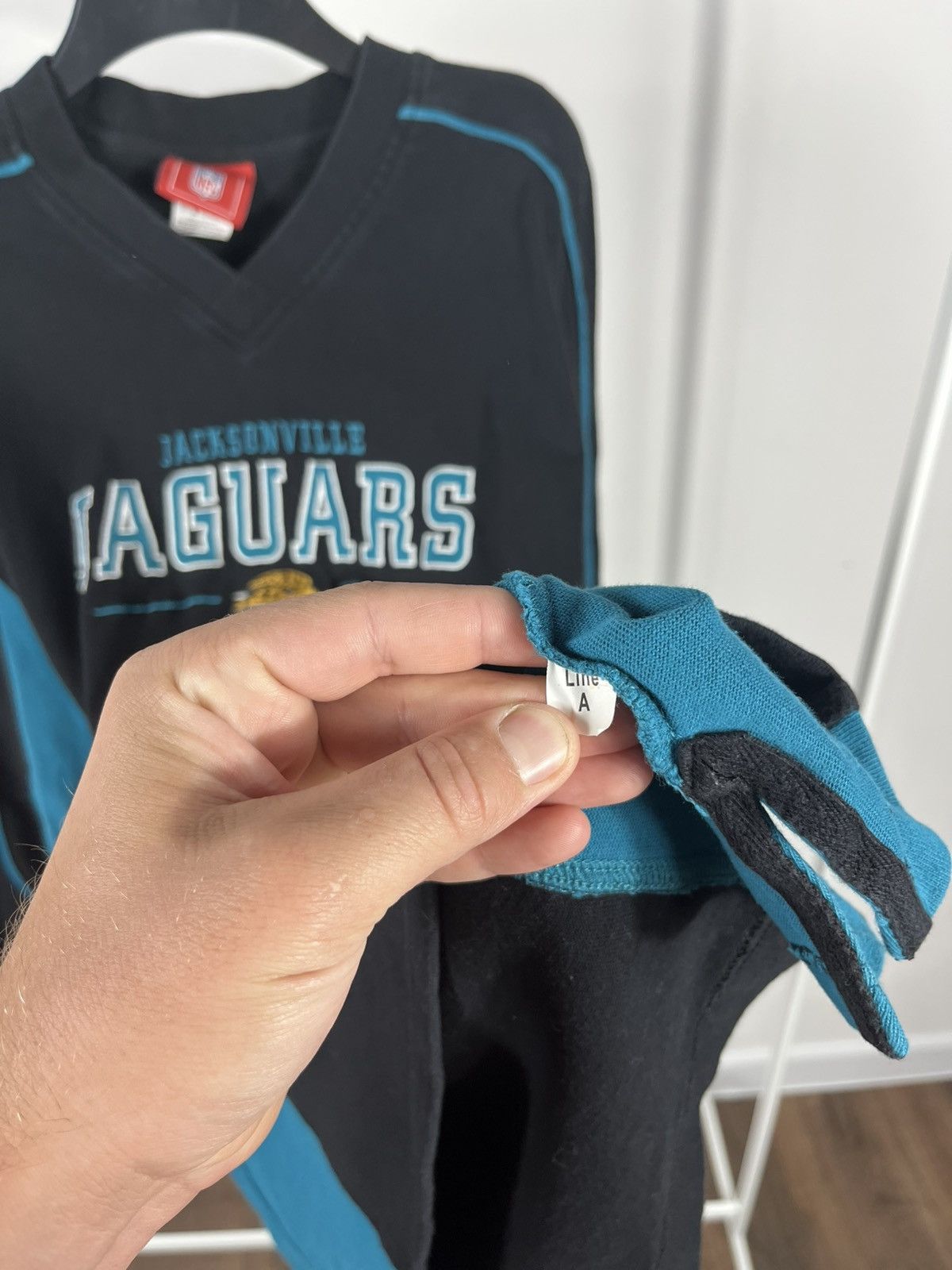 NFL Vintage NFL Jacksonville Jaguars Teal Long Sleeve Shirt Size US M / EU 48-50 / 2 - 7 Thumbnail