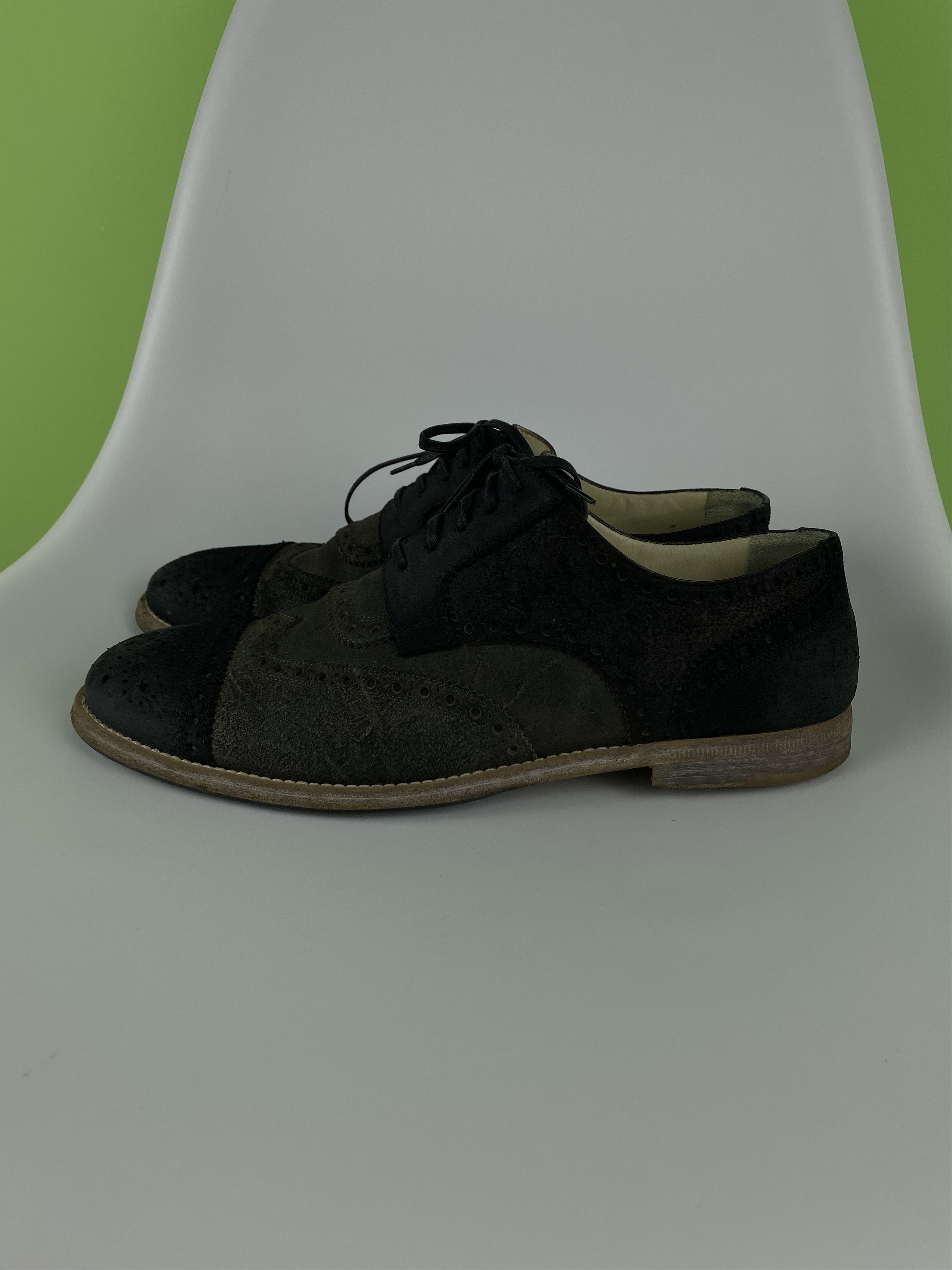 Dolce & Gabbana Dolce & Gabbana Oxford Wingtip Brogues Derby Brown Shoes Size US 7.5 / EU 40-41 - 5 Thumbnail