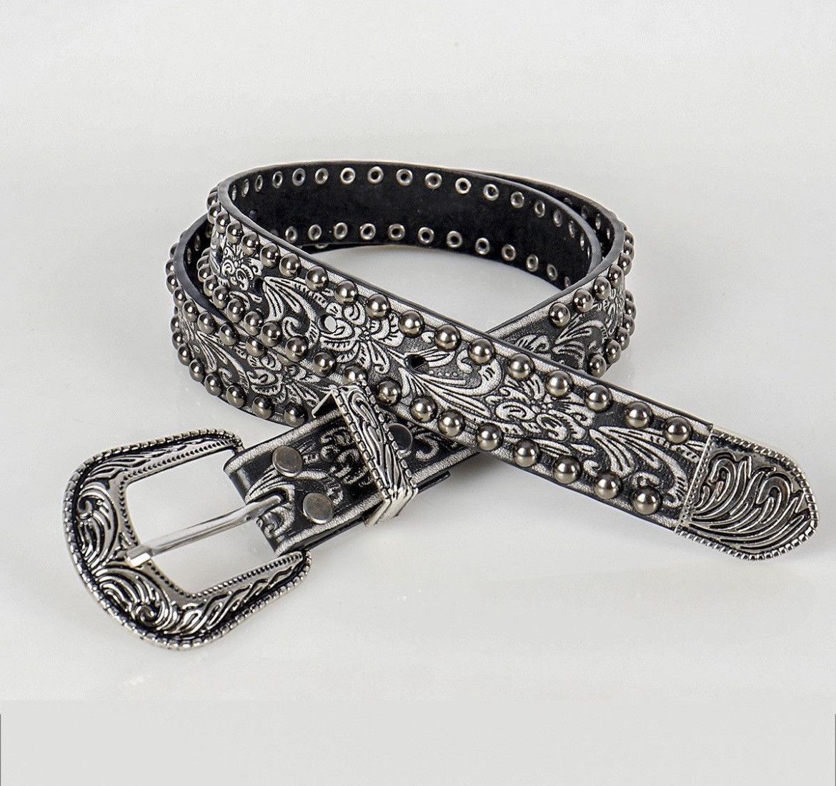 Japanese Brand Retro carved classic belt Size ONE SIZE - 3 Thumbnail