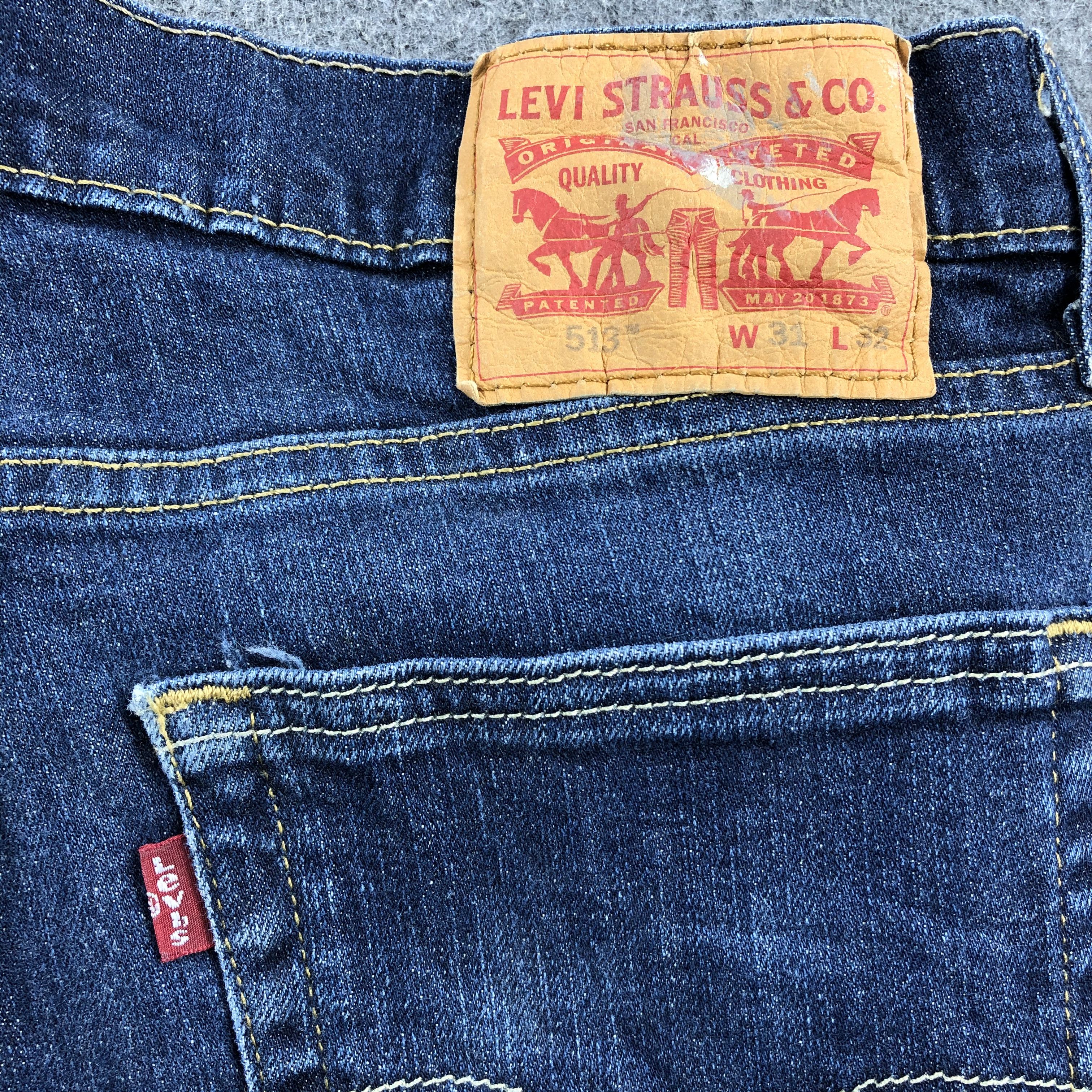Levi's × Vintage Vintage Levis 513 Painter Jeans-JM1286 Size US 32 / EU 48 - 6 Thumbnail